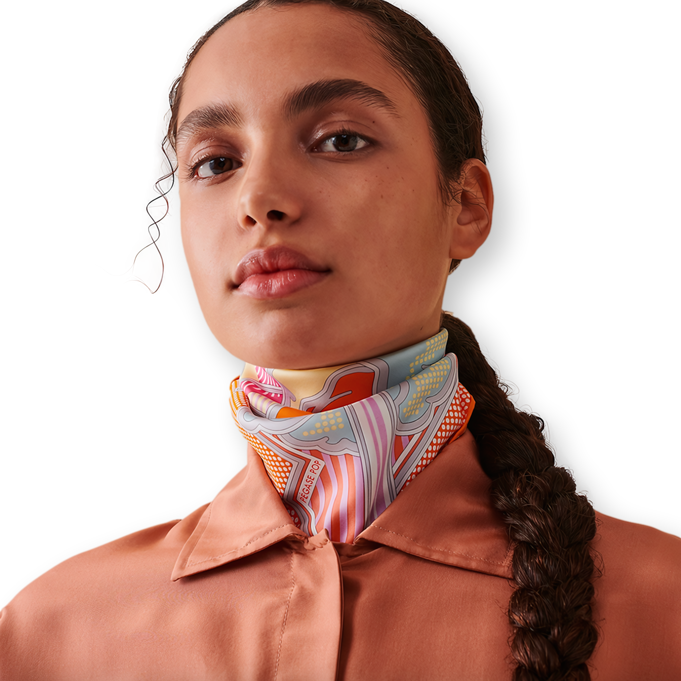 HERMES Pegase Pop Gavroche Scarf 45 cm Limited Edition New In Box
