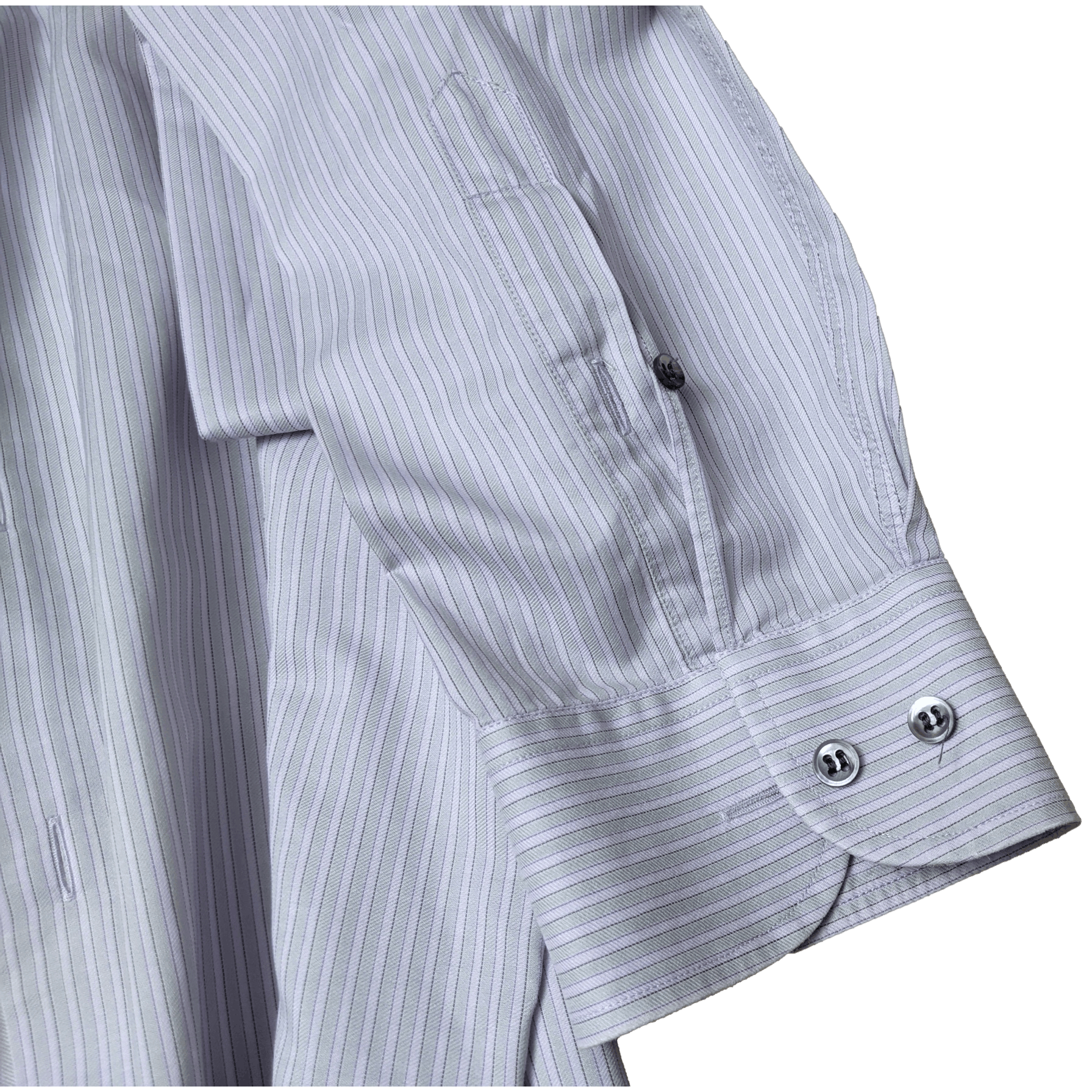 GIORGIO ARMANI Lined Cotton Men's Long Sleeves Shirt, Sz44