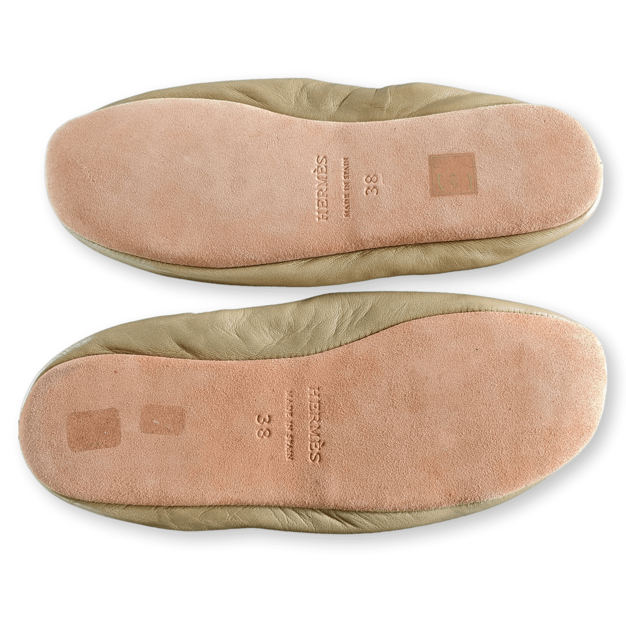 HERMES Travel Slippers - Pantoufles de voyage Sz38