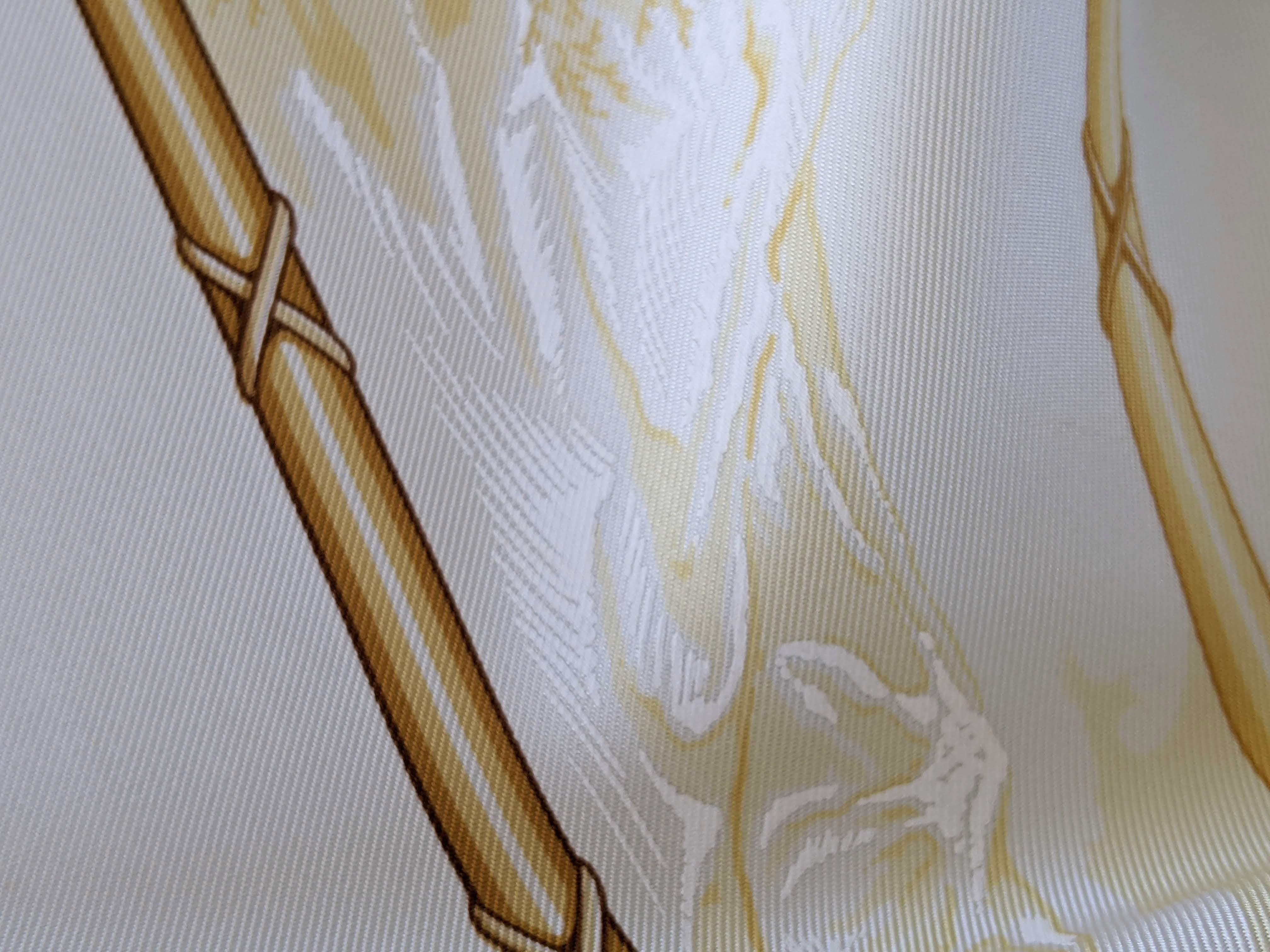 HERMES for VACHERON CONSTANTIN CHARIOT 2005 Limited Issue Twill Scarf 90 x 90 cm
