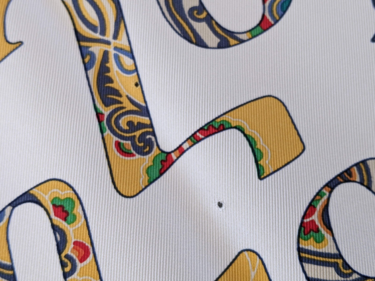 HERMES LETTRES D' EREVAN 2015 Limited by Karen Petrossian Twill 90 x 90 cm