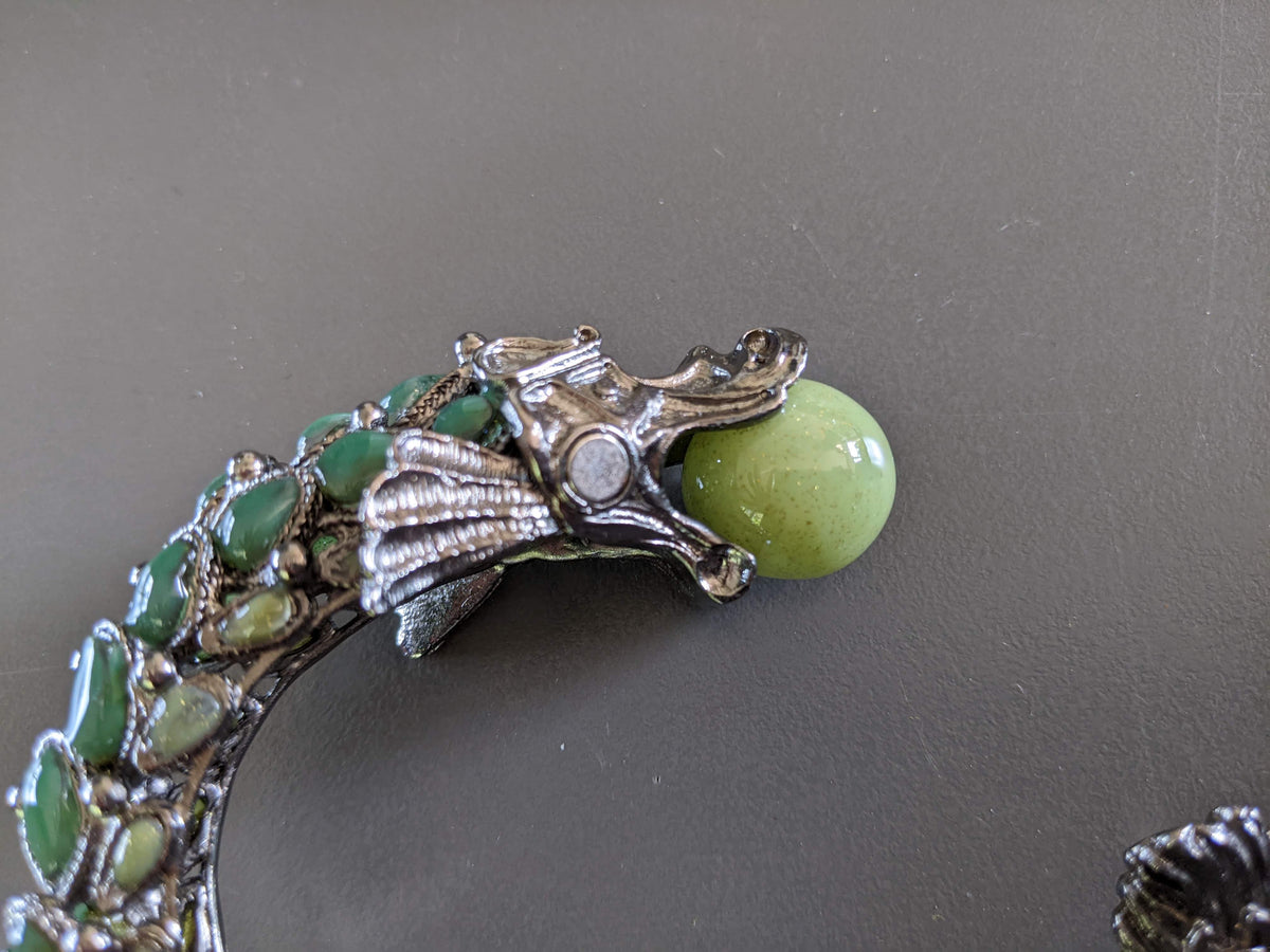 CHANEL DRAGON Collection Metiers d'Art "PARIS- SHANGAI" Pre-fall 2010 Bangle Bracelet, RARE!