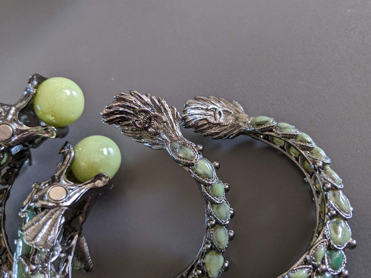 CHANEL DRAGON Collection Metiers d'Art "PARIS- SHANGAI" Pre-fall 2010 Bangle Bracelet, RARE!