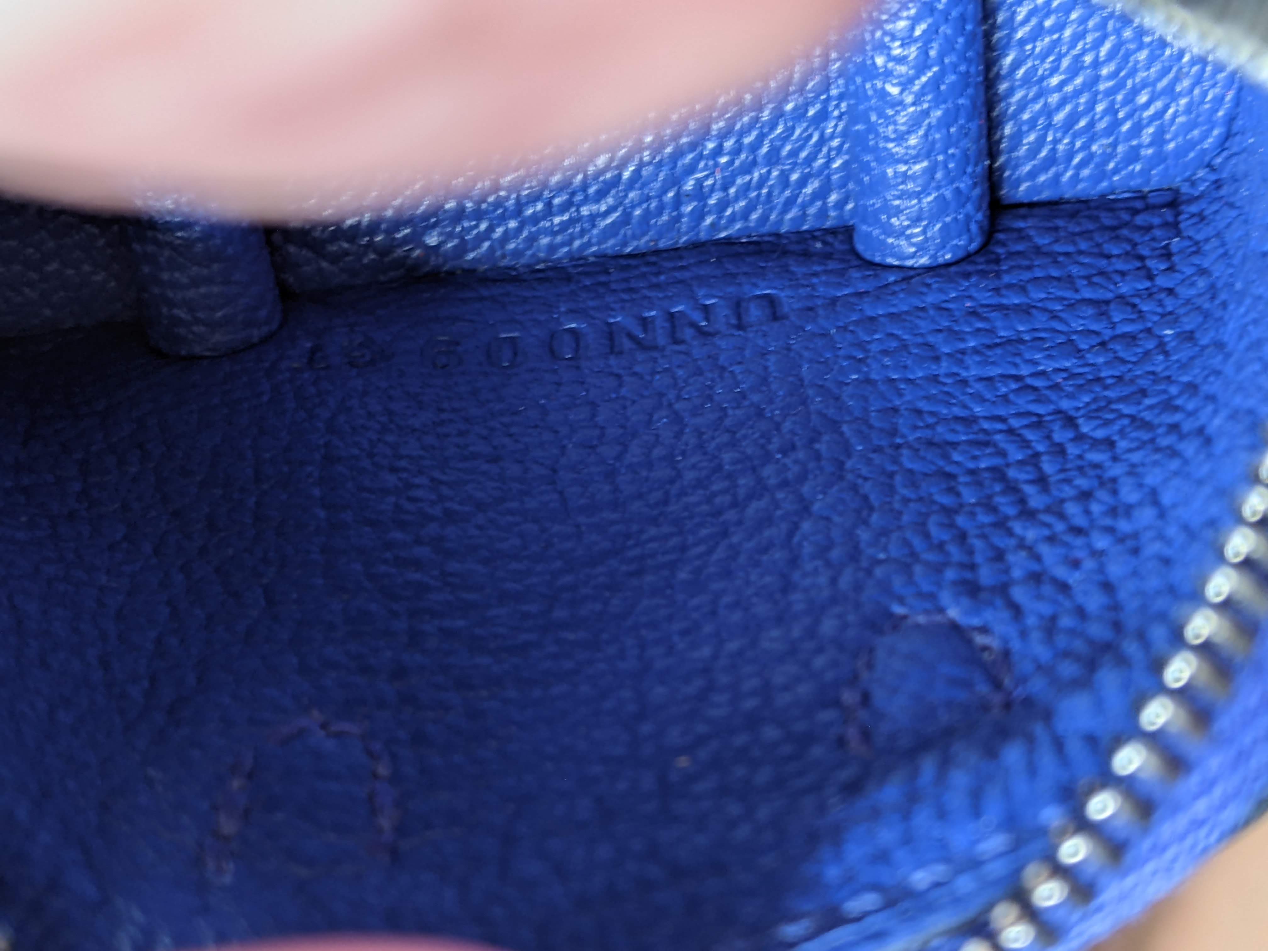 HERMES BOLIDE ON WHEELS 2022 Bleu Electrique Veau Tadelakt Bag Charm
