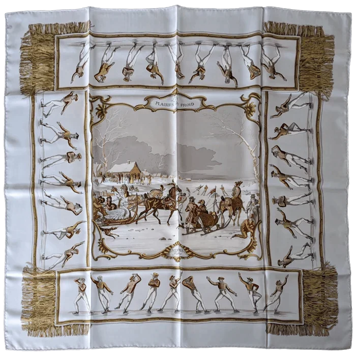 HERMES LOT DE 17 Twill Silk Carres 90 x 90 cm