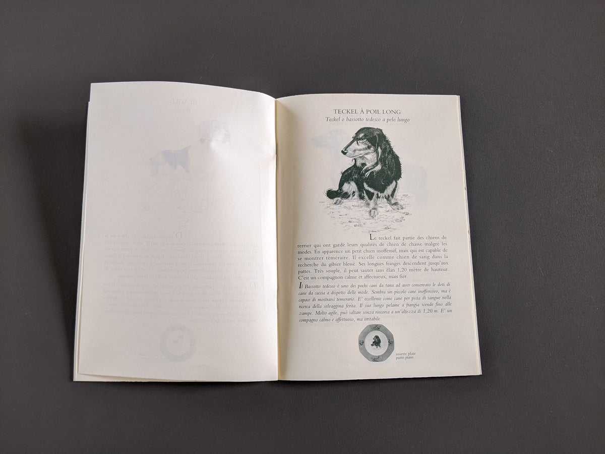 HERMES Petit Lexique of Pointing and Hunting Dogs Vol. I Rare Hermes Booklet