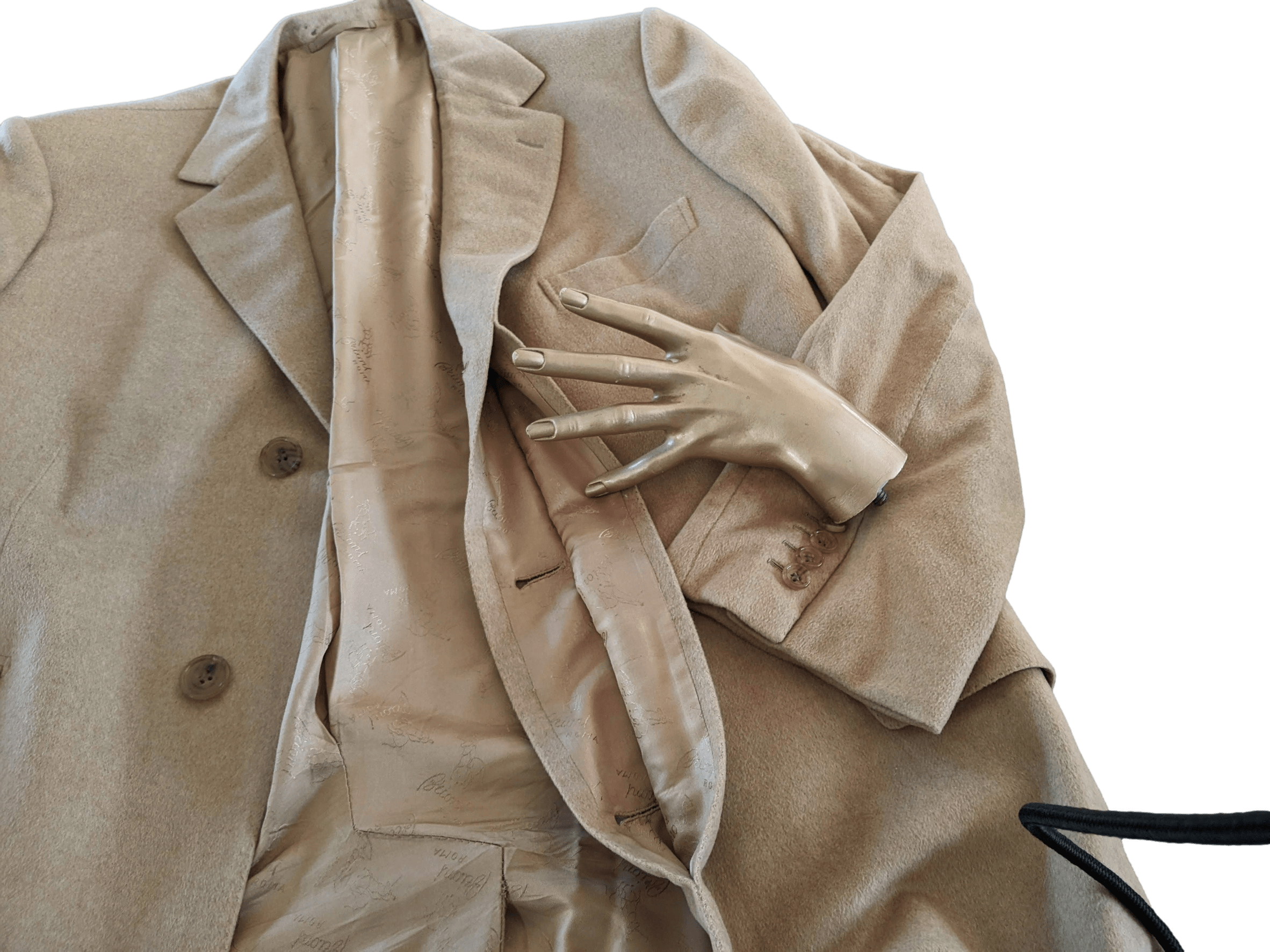 BRIONI ROMA PUR GUANACO Haute Couture Men's Coat Sz50