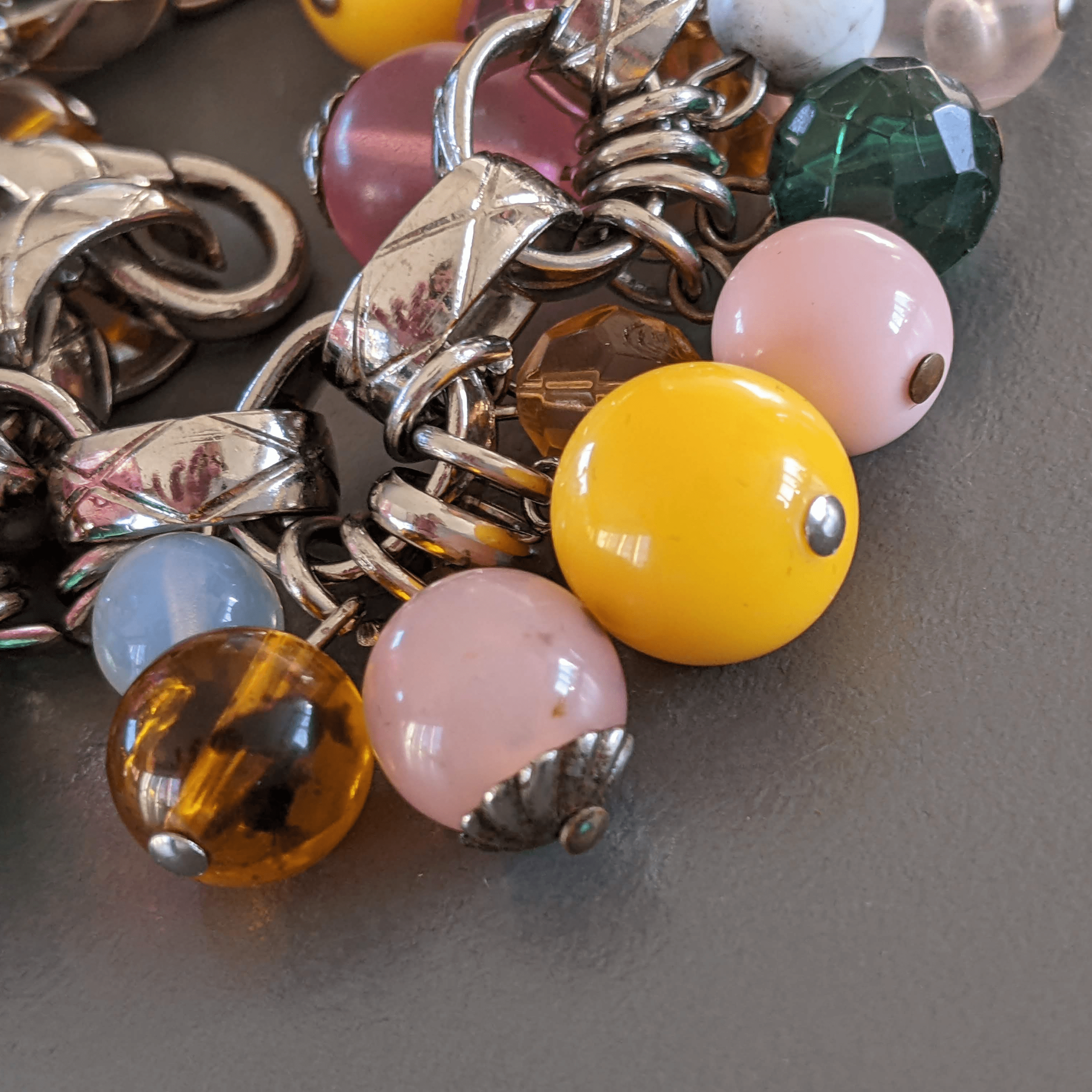 CHANEL Multicoloured Beaded Glass Bracelet VIP