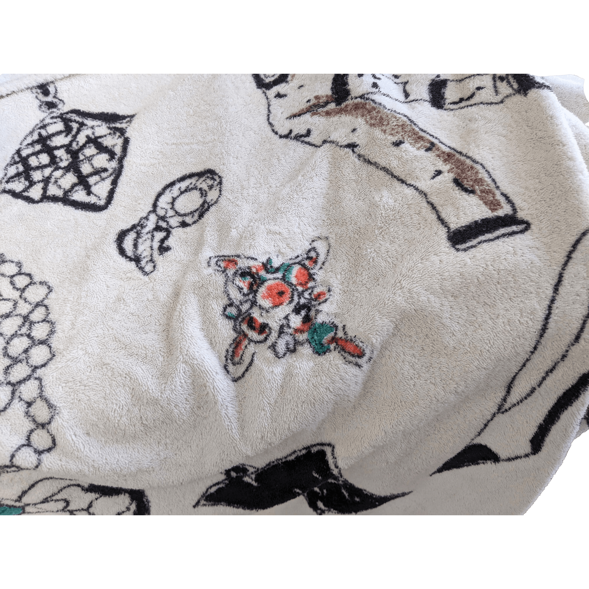 CHANEL 1994 Accessories Terry Cotton Beach Towel 100 x 190 cm