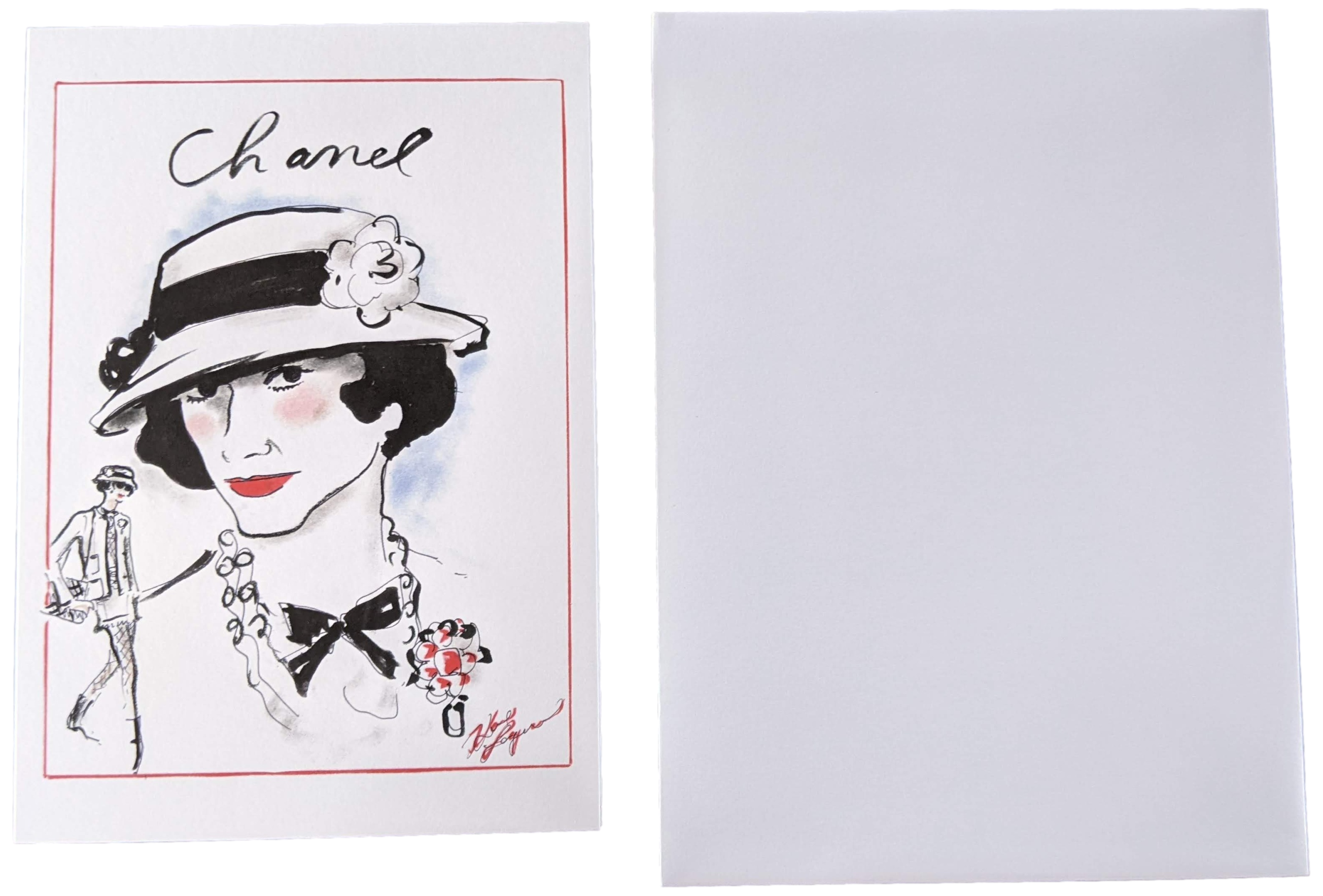 CHANEL by Karl Lagerfeld Collector's Card 1 with Enveloppe