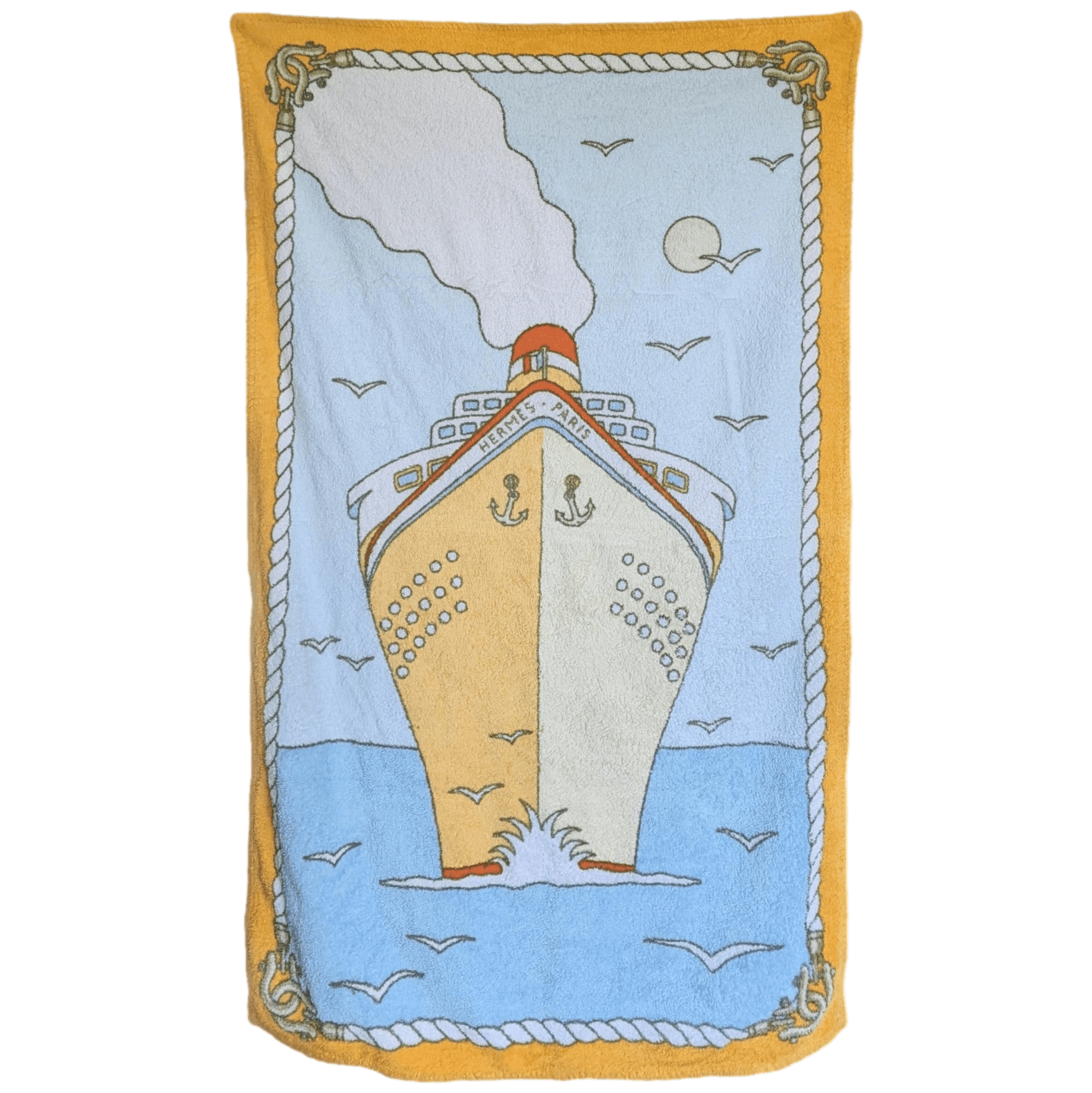 HERMES Cruise Ship Terry Towel Bouees Towel 90 x 150 cm