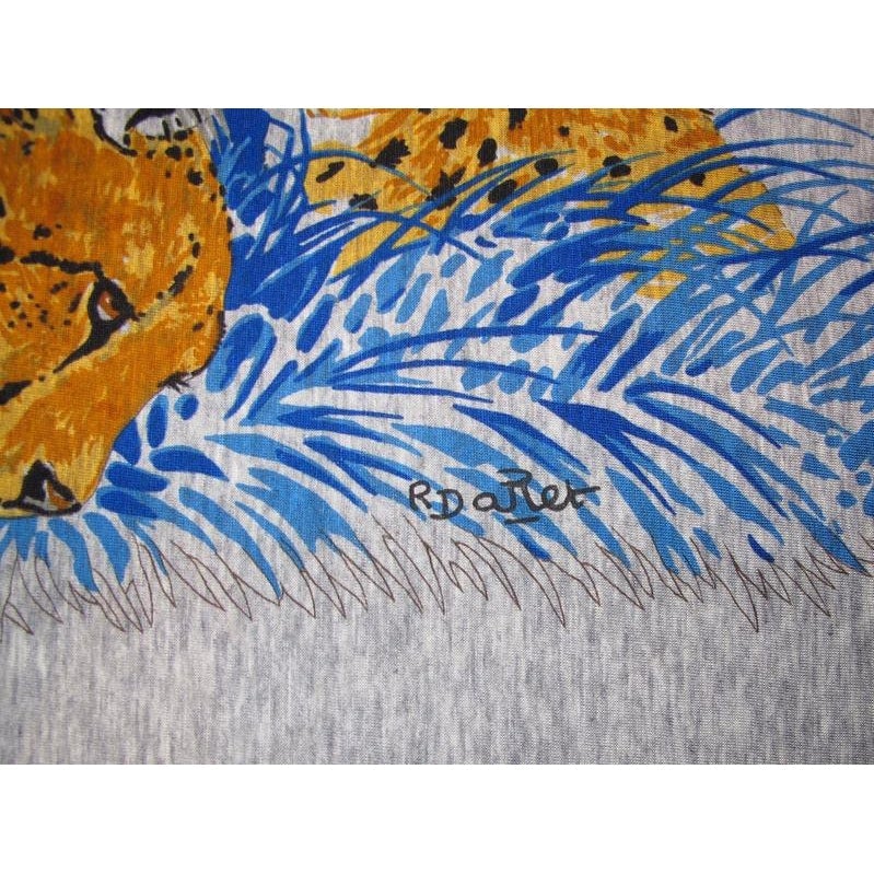 Hermes cotton Guepards Tee-Shirt cotton scarf