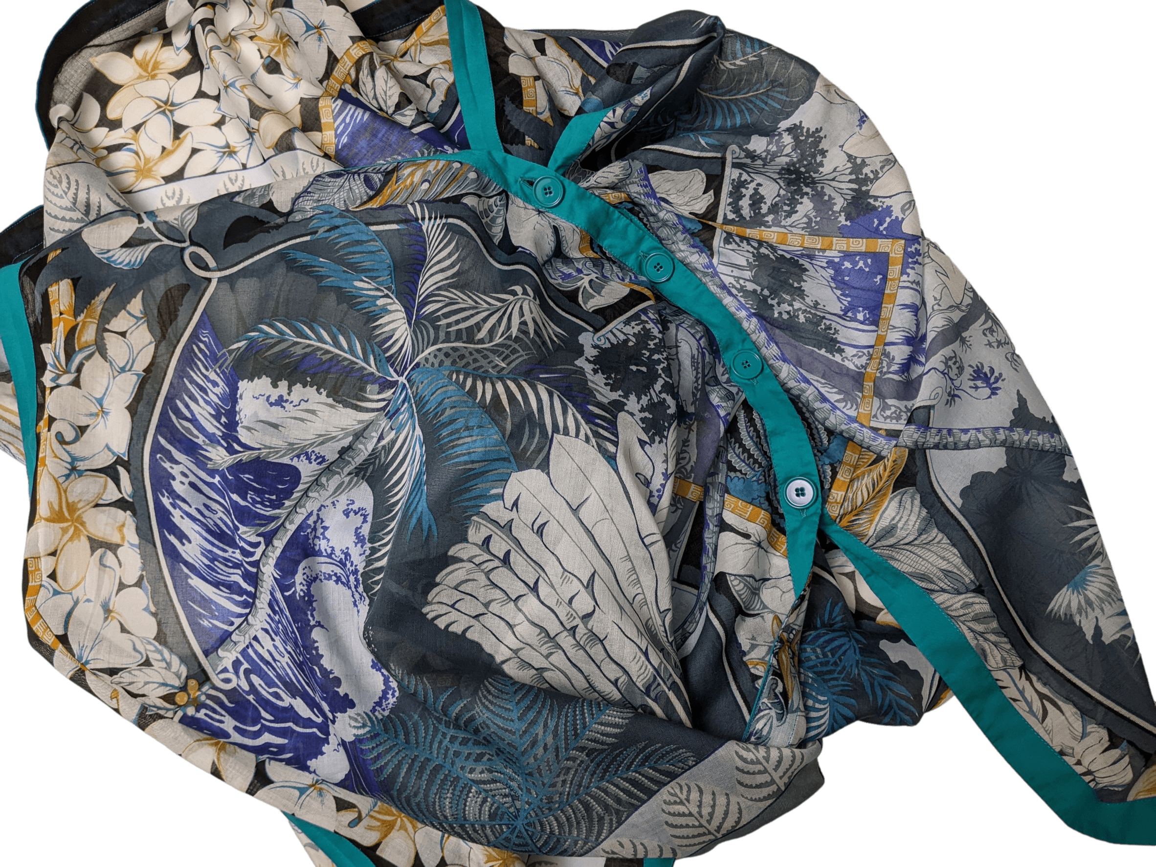 HERMES ALOHA Cotton Beach Tunic Dress