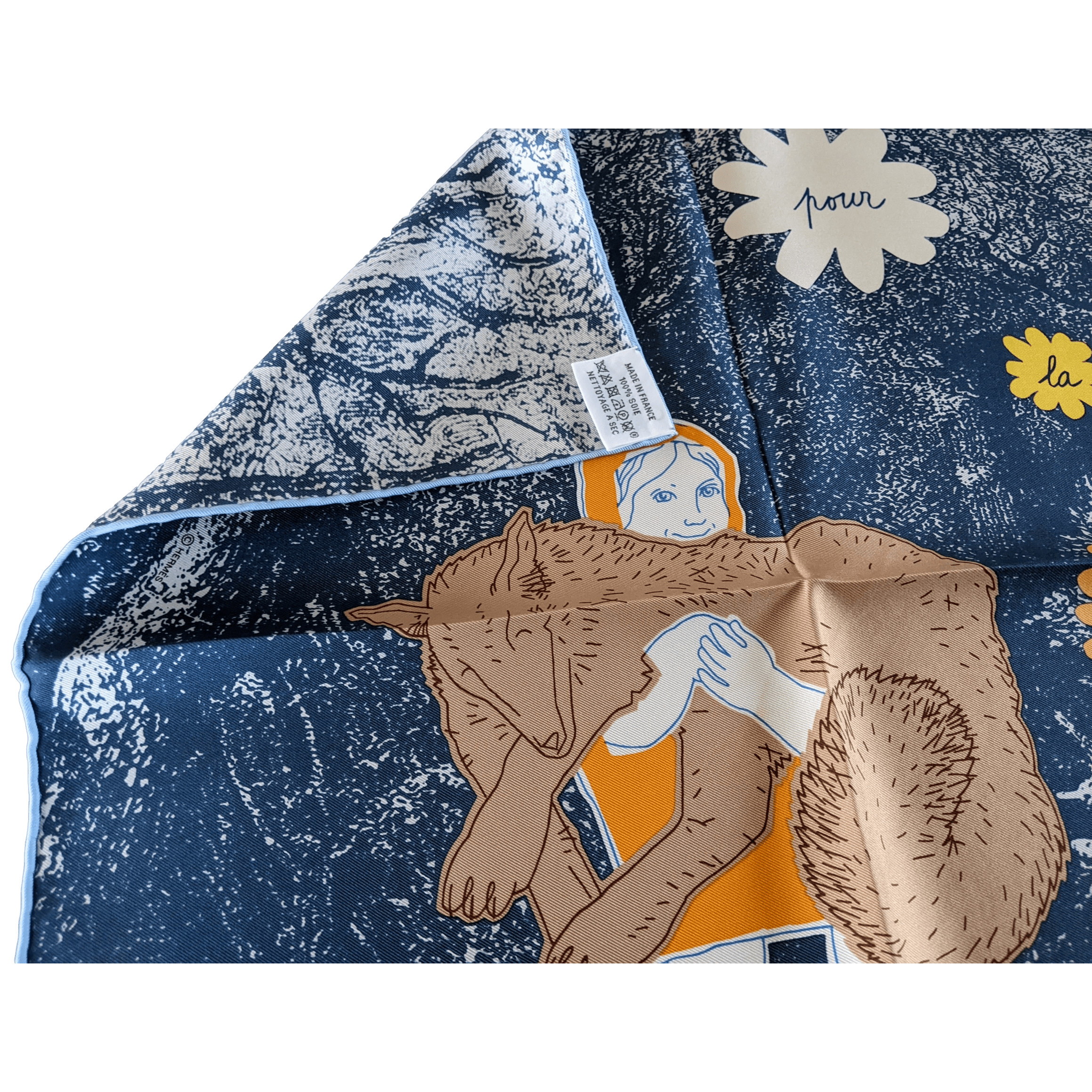 HERMES 2010 Special Issue AMIS POUR LA VIE by Agathe Gonnet Gavroche 45 x 45 cm