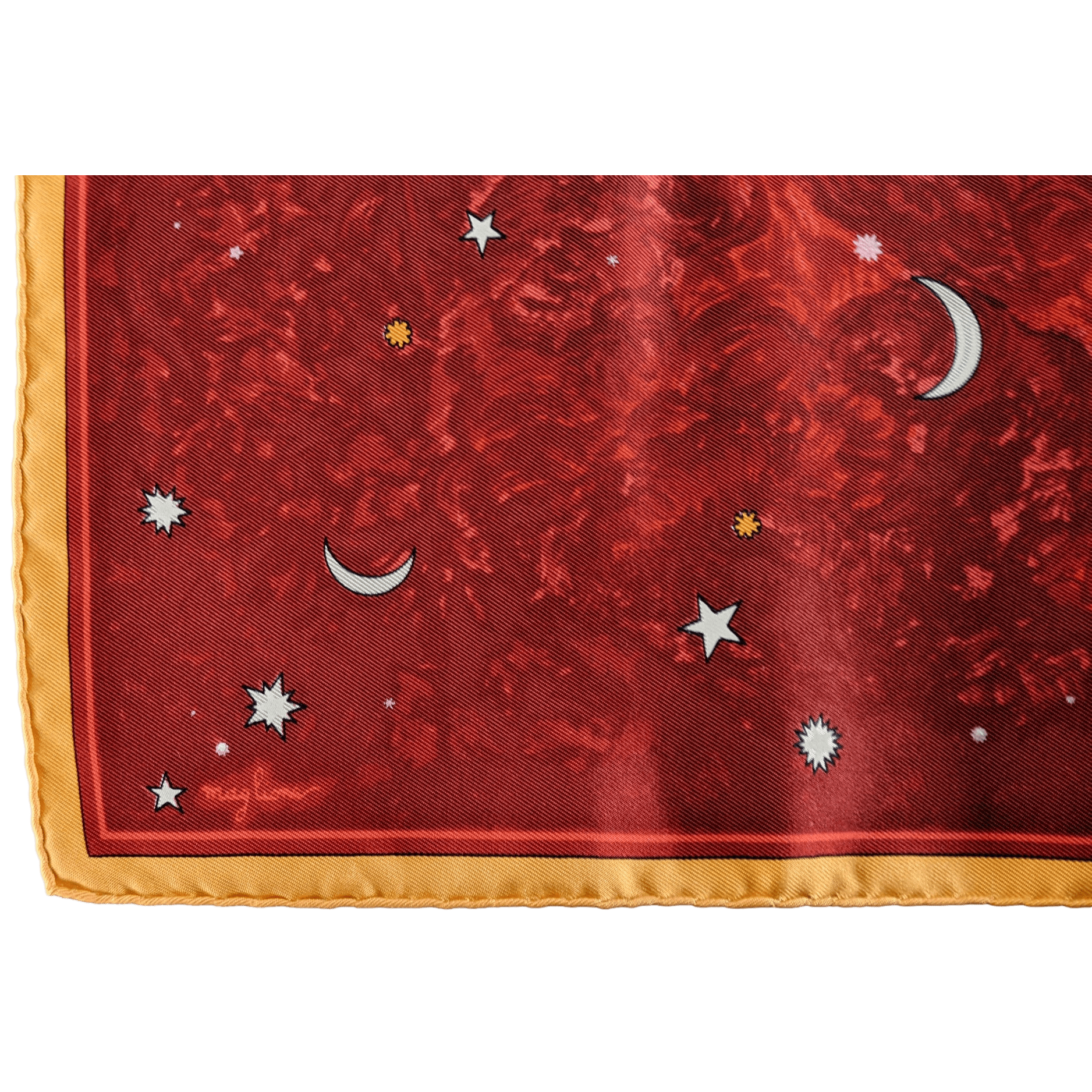 HERMES 1999 Annee des Etoiles to Commemorate the "Year of Stars & Mythology" Pocket Scarf
