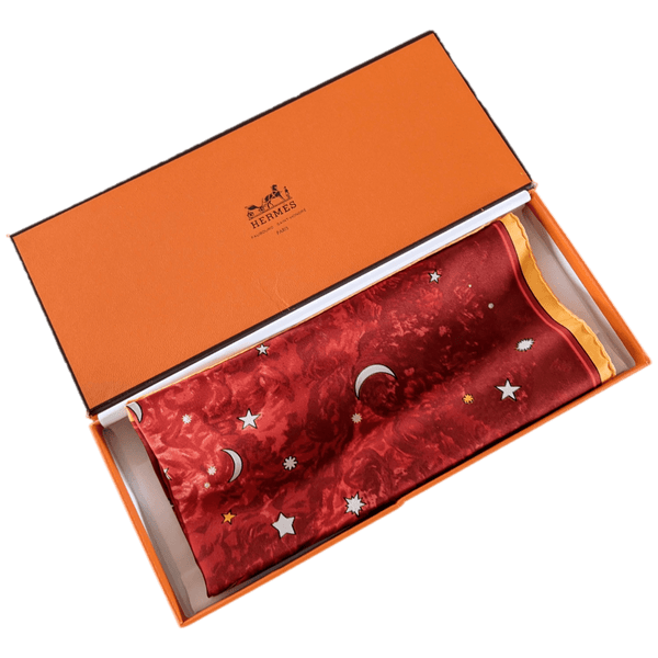 HERMES 1999 Annee des Etoiles to Commemorate the "Year of Stars & Mythology" Pocket Scarf