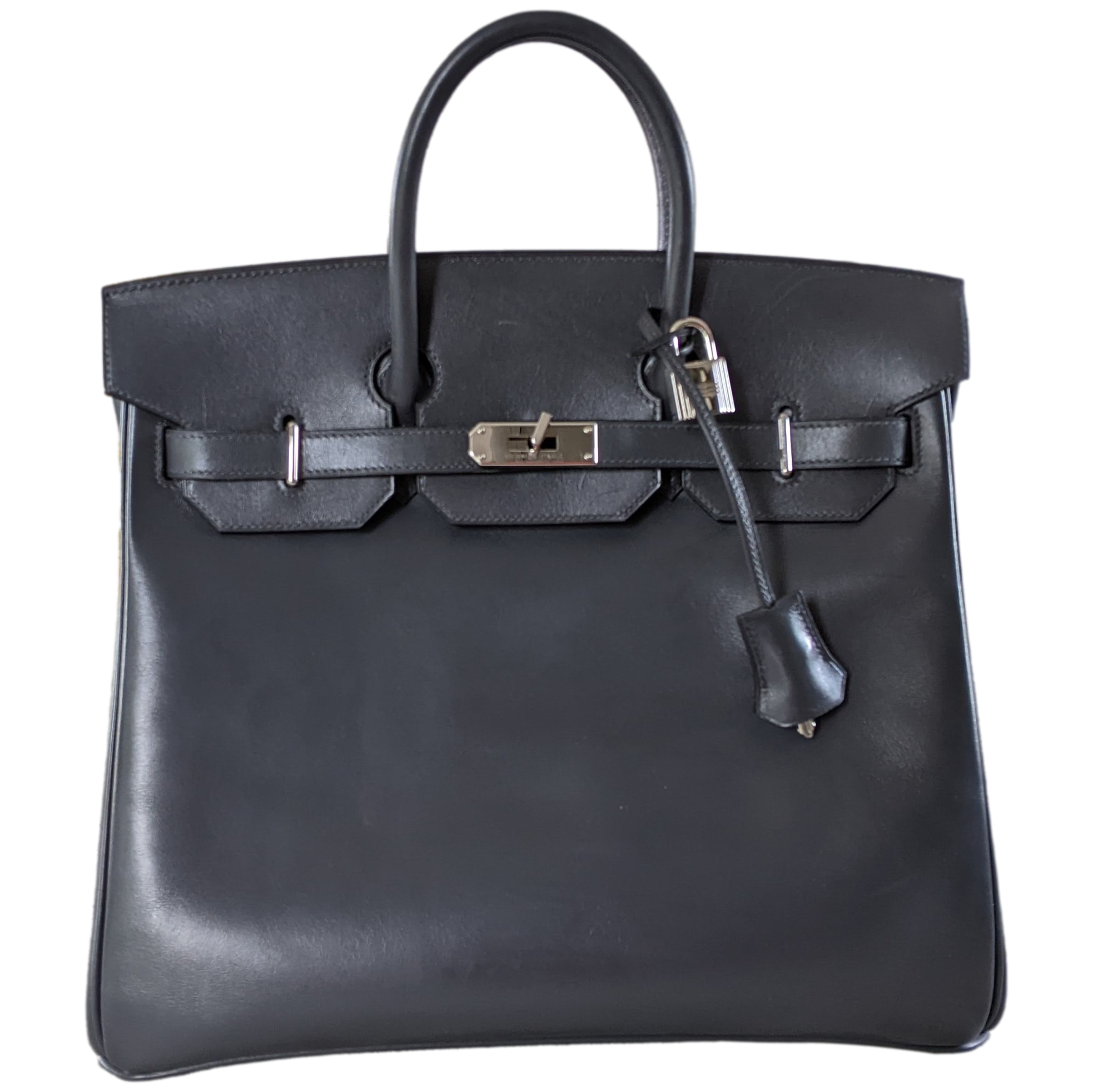 HERMES BIRKIN 32 HAC Ardoise Box PHW