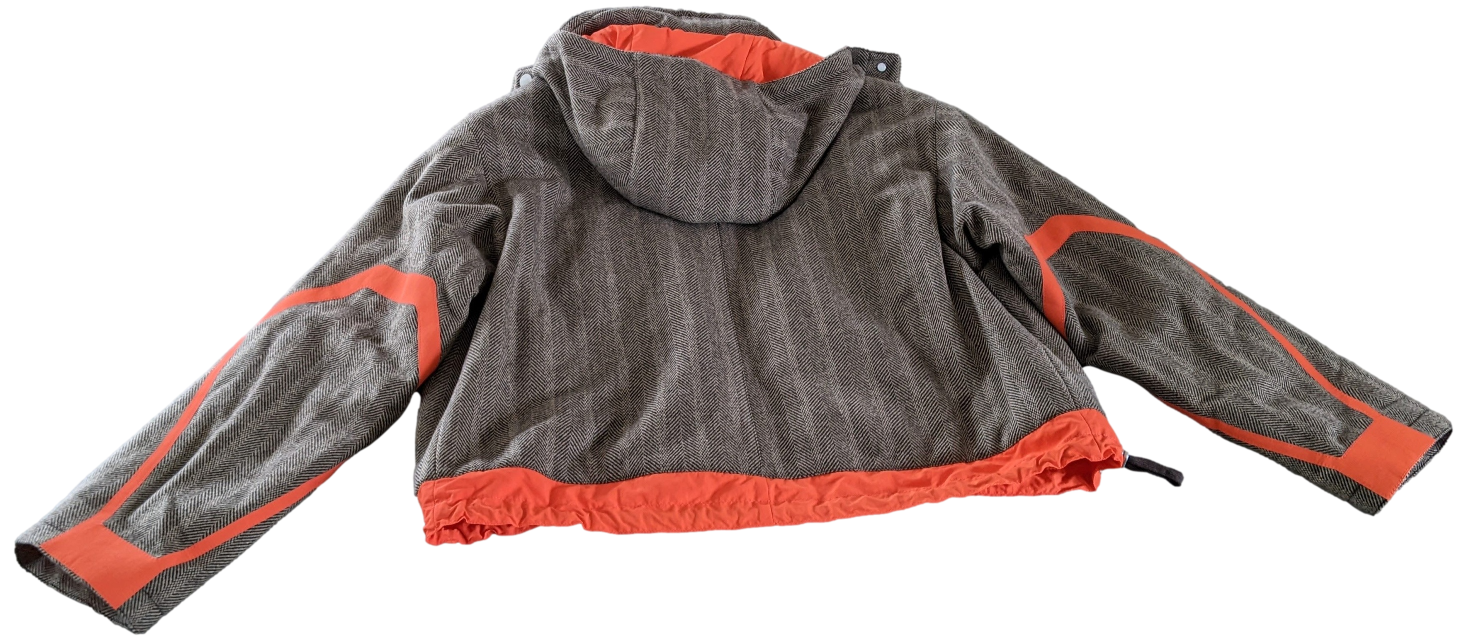 HERMES BLOUSON CAPUCHE AMOVIBLE VIGOUREUX Removable Hood Jacket Sz48