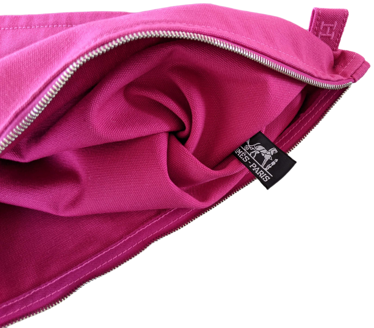 HERMES BORA BORA Canvas Cosmetic Pochette