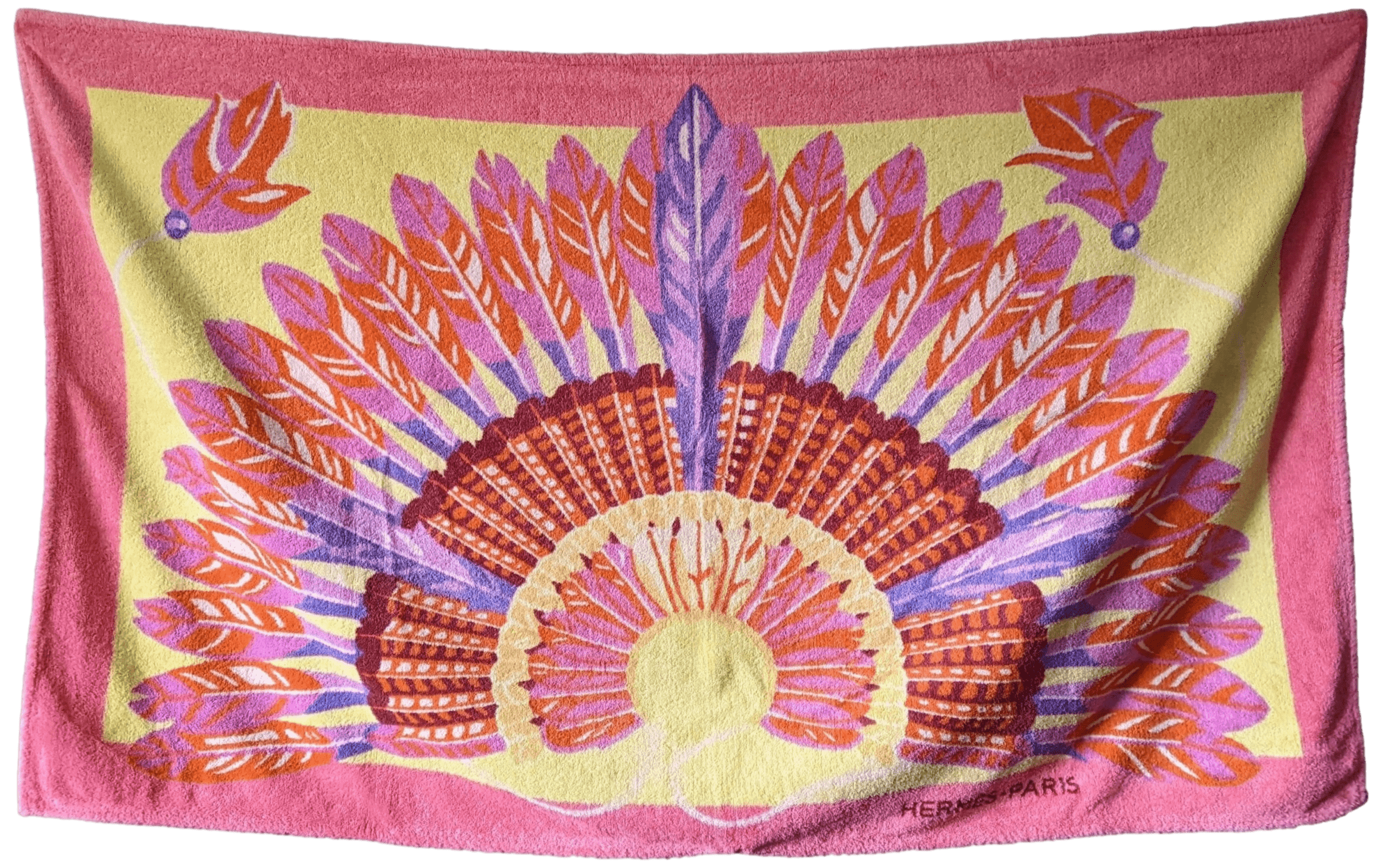 HERMES BRAZIL Terry Beach Towel 90 x 150 cm