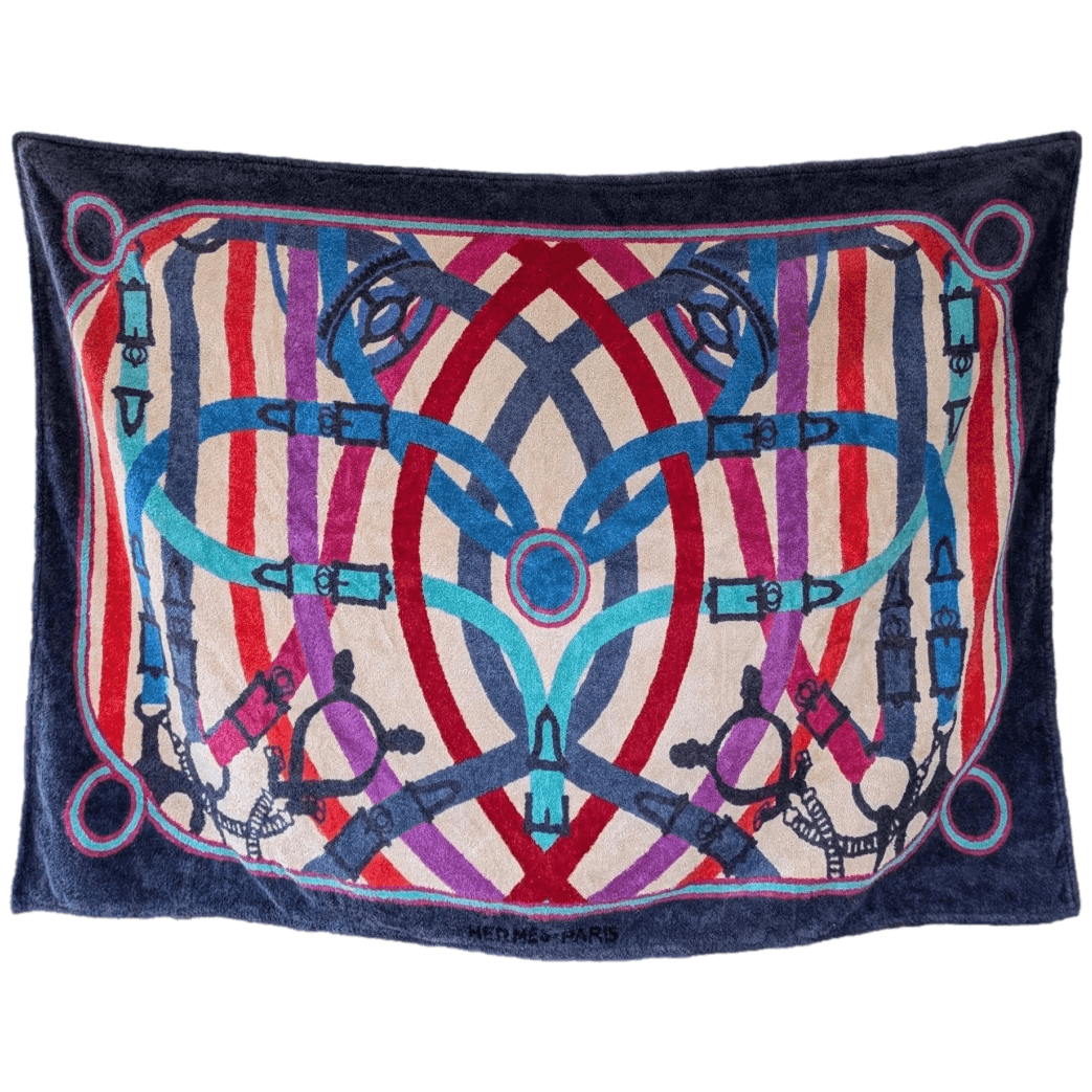 HERMES Cavalcadour Beach Towel GM 90 x 150 cm