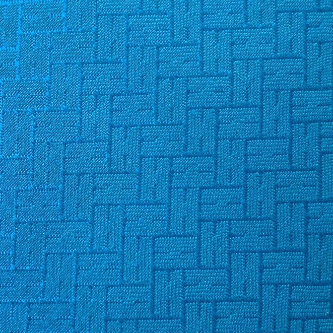 Hermes Cobalt Blue NEW FACONNEE Jacquard Twill Silk Tie 8 cm, NWT in Pochette! - poupishop