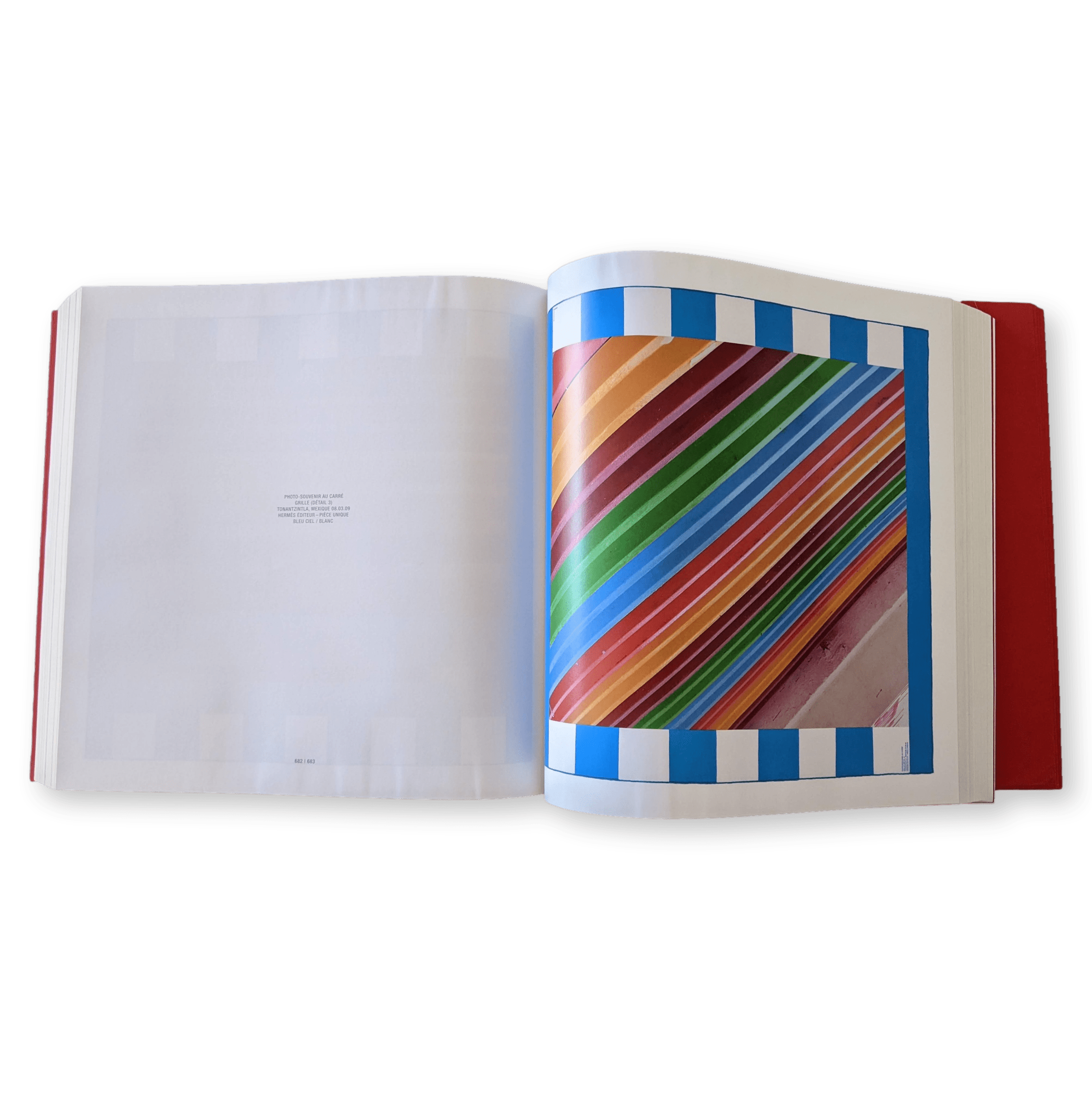 HERMES X DANIEL BUREN Photos-Souvenris au Carre Book