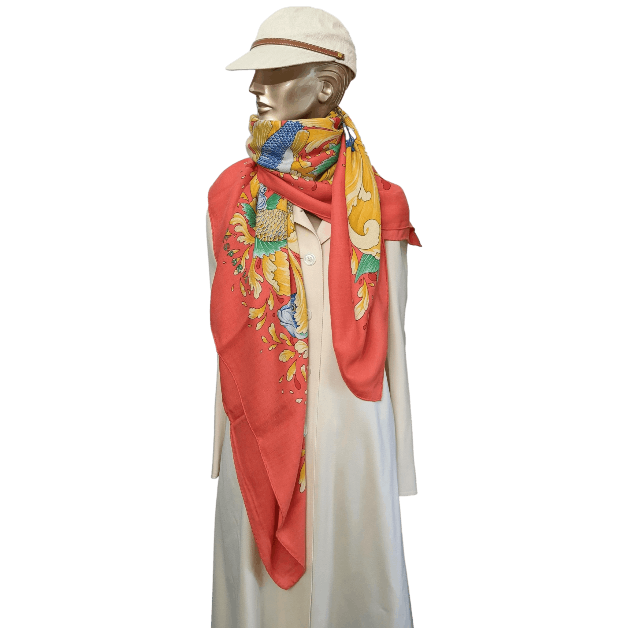 HERMES Ecume Shawl 140 Cashmere & Silk