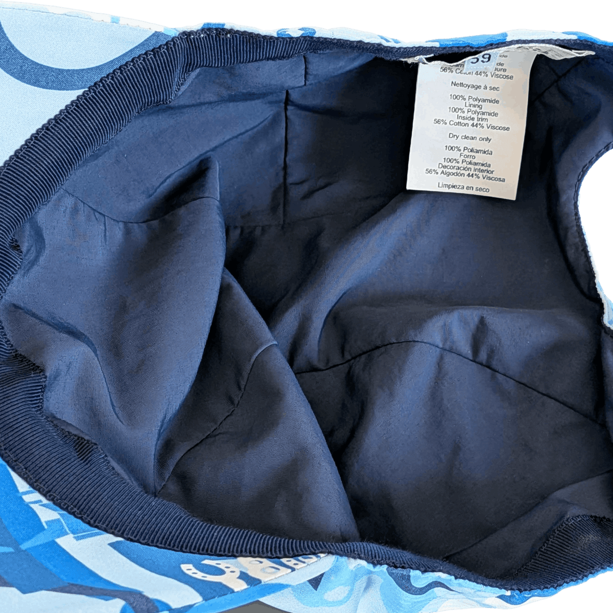 HERMES Hello Mr Farrier Robot Cap Hat Mediterranee Ocean Size 59
