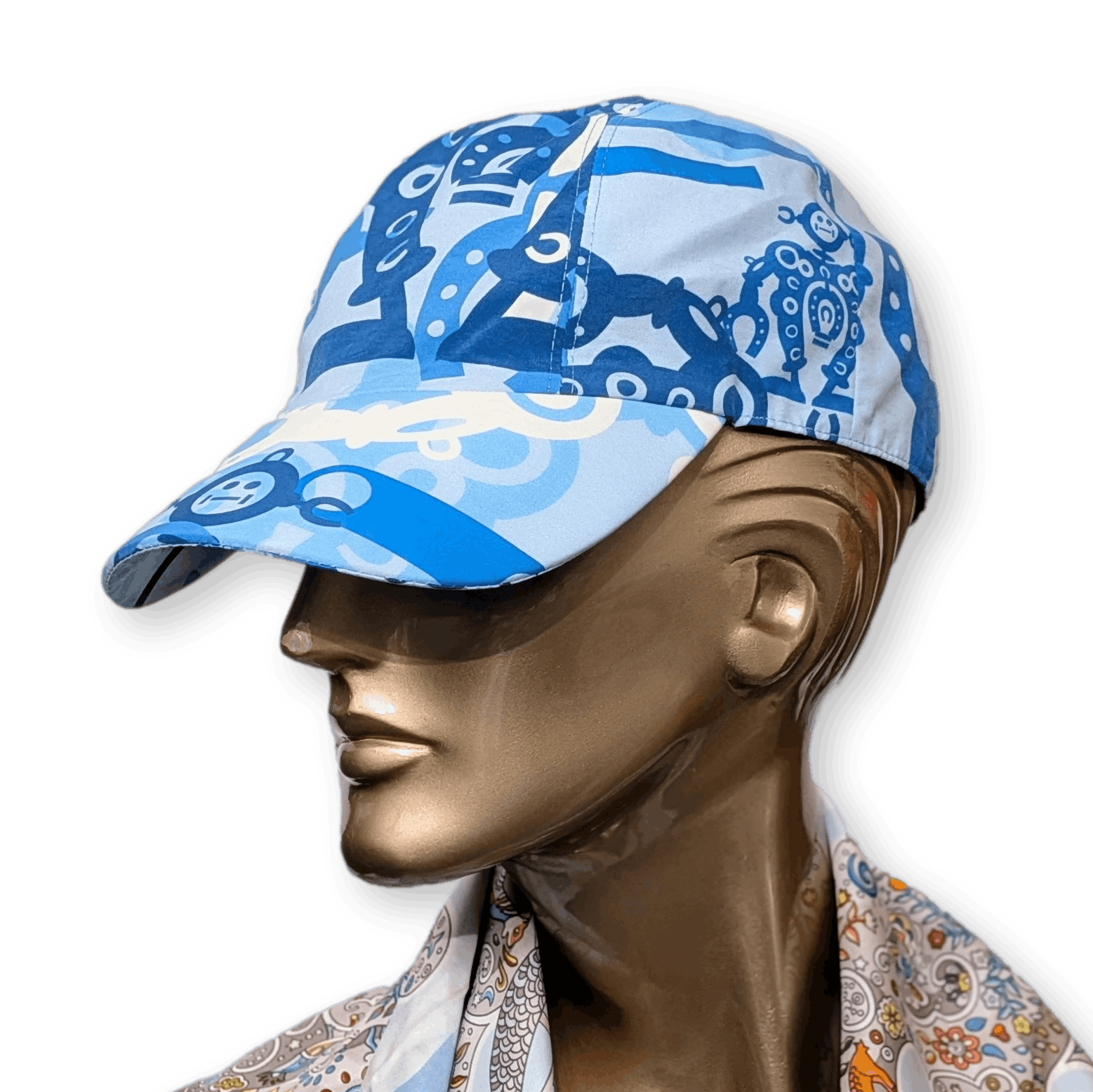 HERMES Hello Mr Farrier Robot Cap Hat Mediterranee Ocean Size 59
