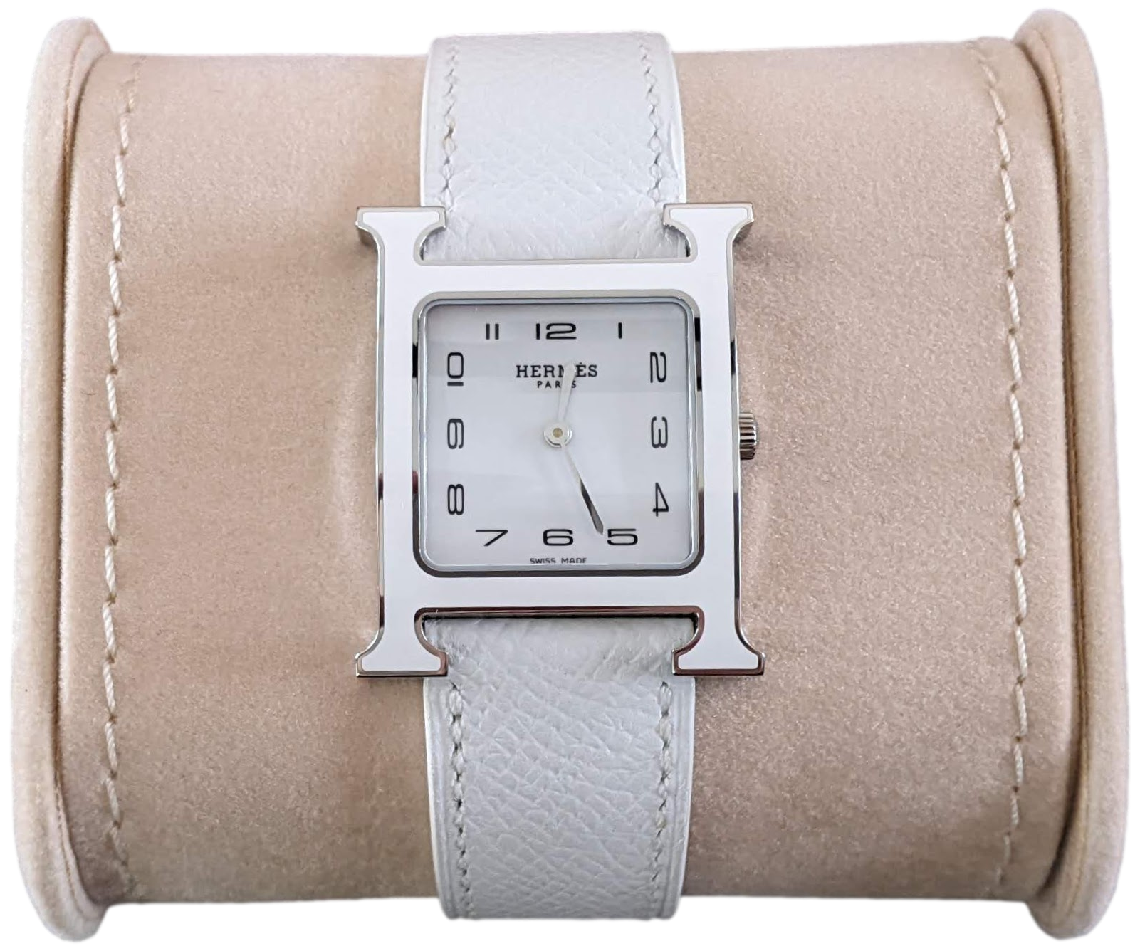 Hermes hot sale watch white