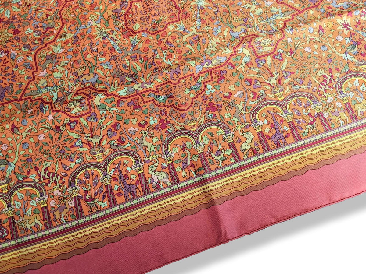 Hermes 2005 JARDINS D'ARMENIE by Karen Petrossian Twill 90, NIB!