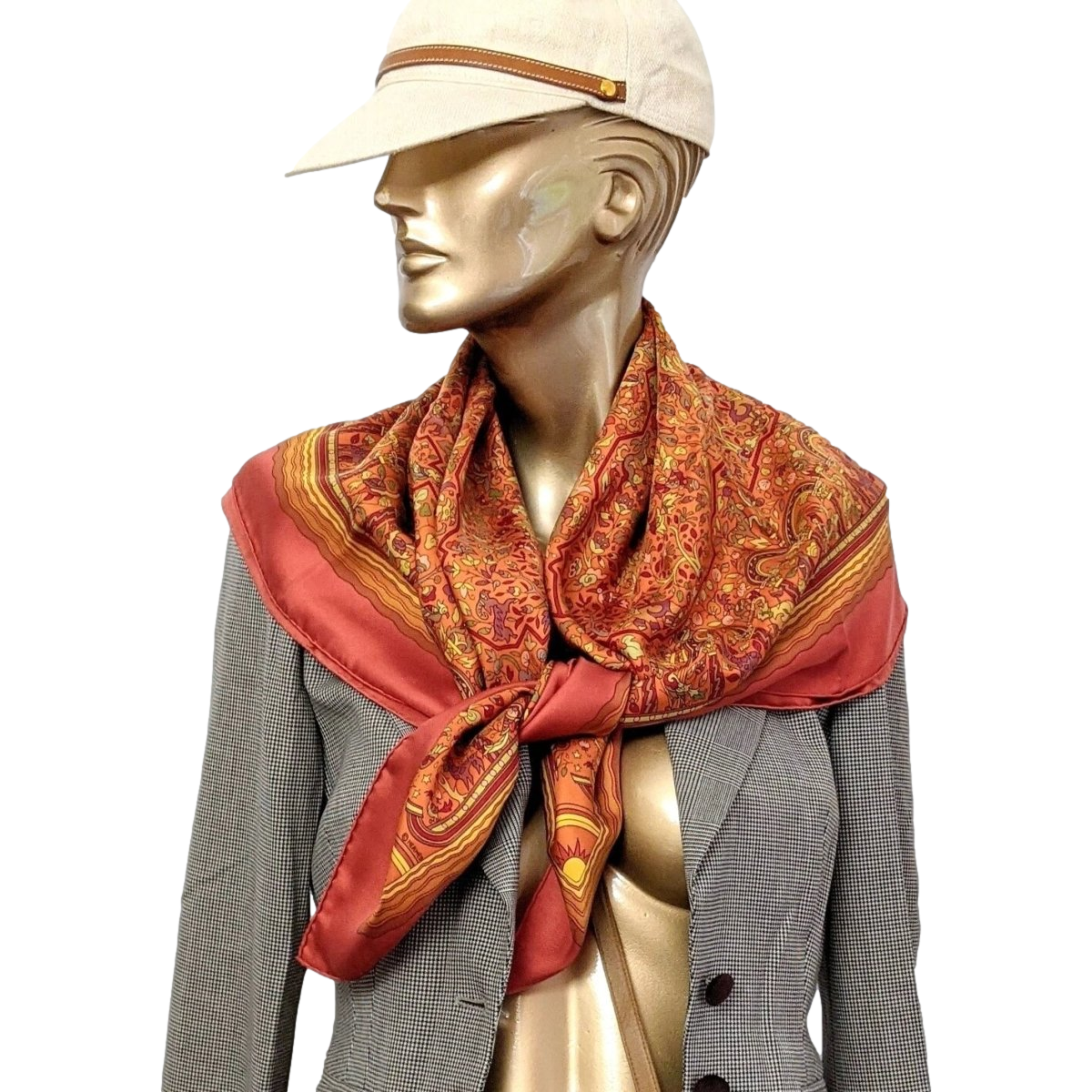 Hermes 2005 JARDINS D'ARMENIE by Karen Petrossian Twill 90cm