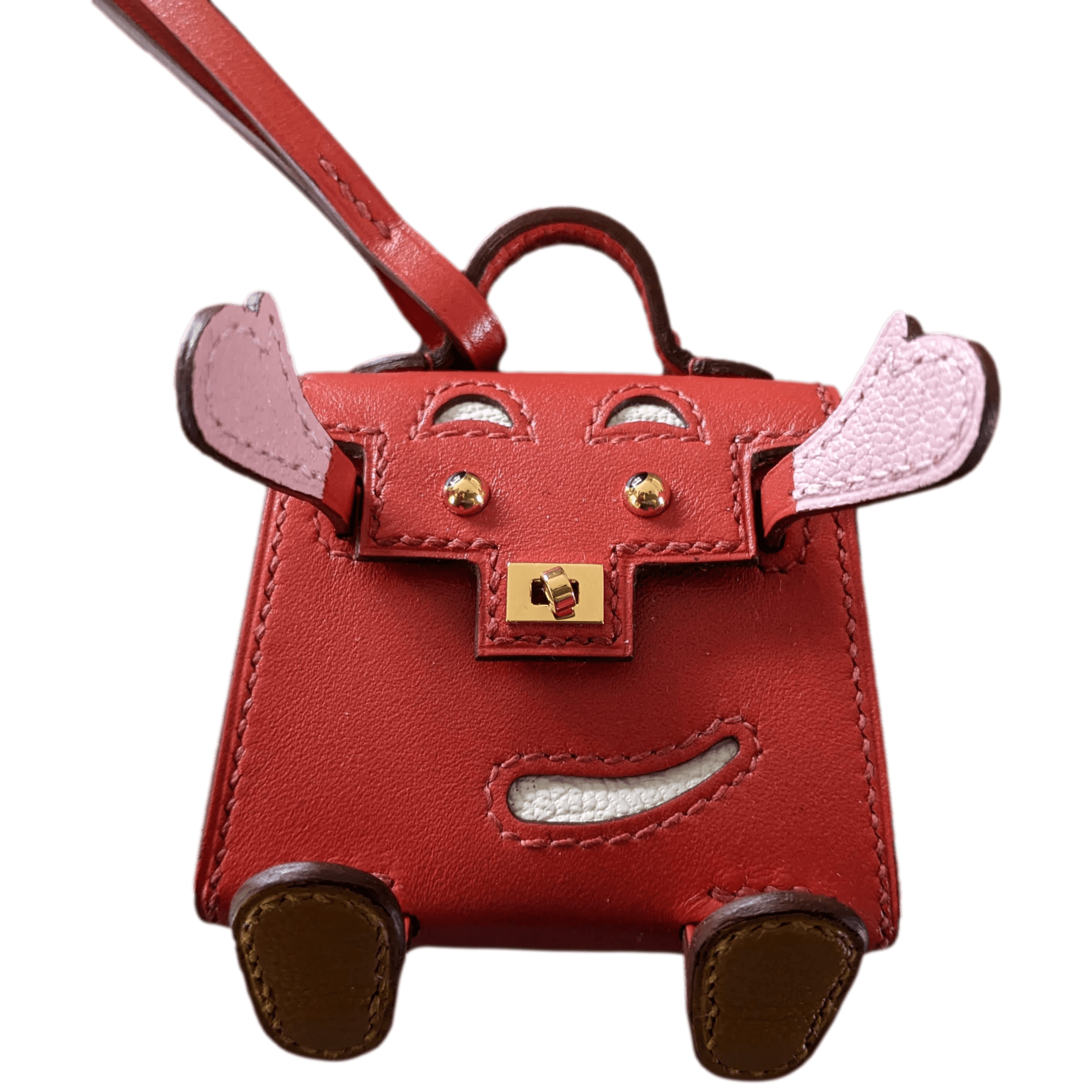 HERMES KELLYDOLE Limited Veau Tadelakt Bag Charm