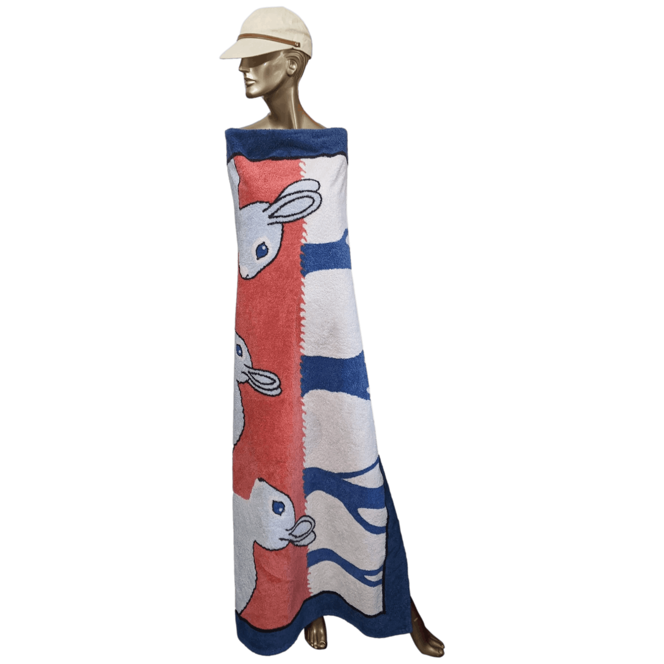 HERMES Lapins Rabbits Towel 90 x 150 cm