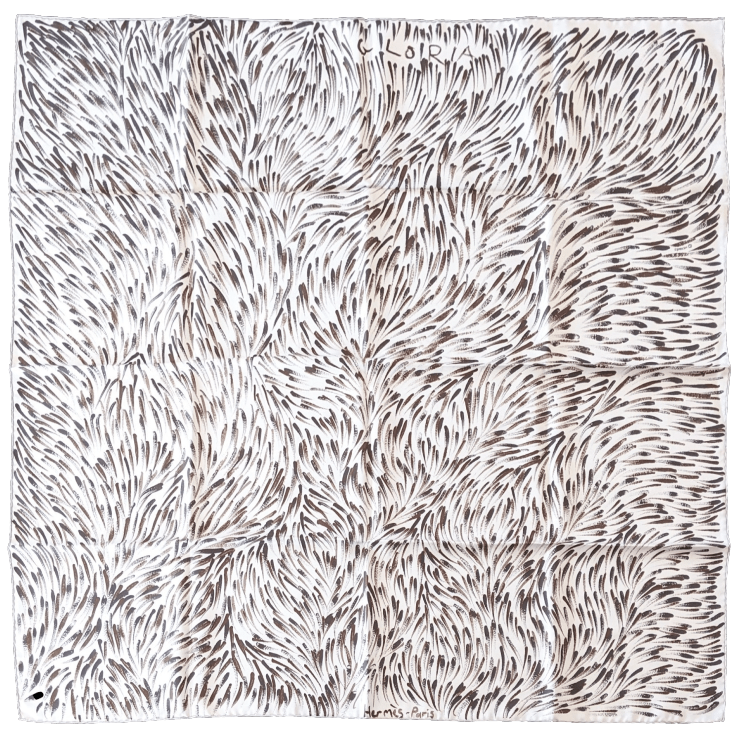 HERMES 2009 Le Reve de Gloria by Gloria Petyarre Twill Scarf 90 x 90 cm