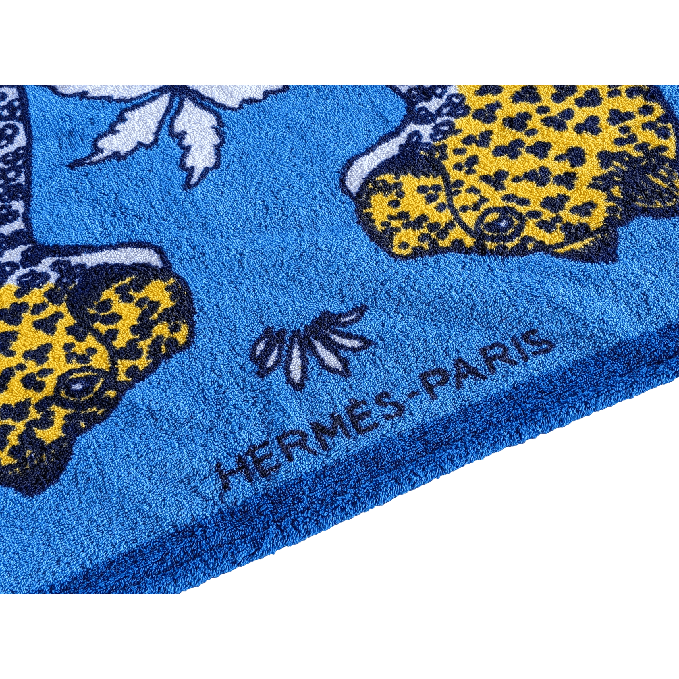 HERMES Les Leopards Beach Towel XXL 145 x 160