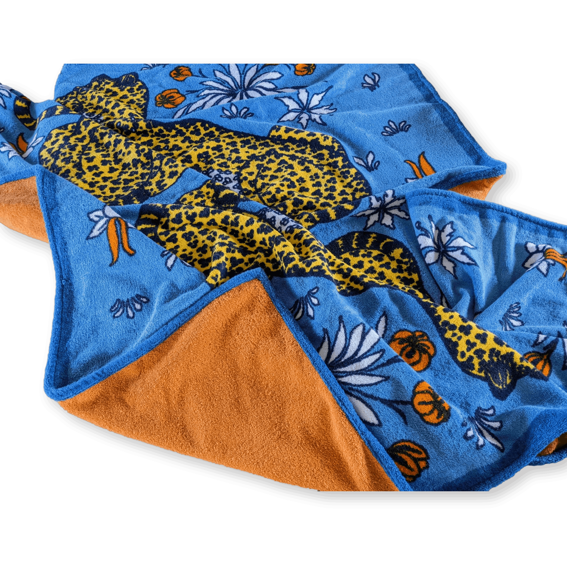 HERMES Les Leopards Beach Towel XXL 145 x 160