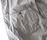 HERMES LIVERPOOL Toilovent Techinique Deperlente with Lambskin Detail Men's Impermeable Coat Sz54