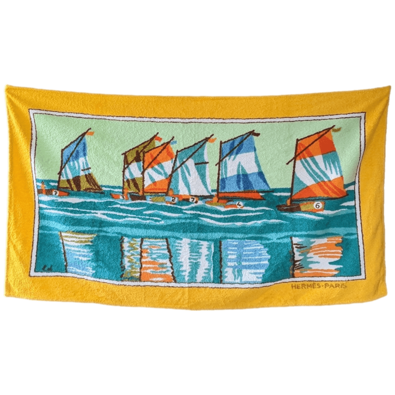 HERMES Lot of 2 Beach Towel - Drap de Plage 90 x 150 cm