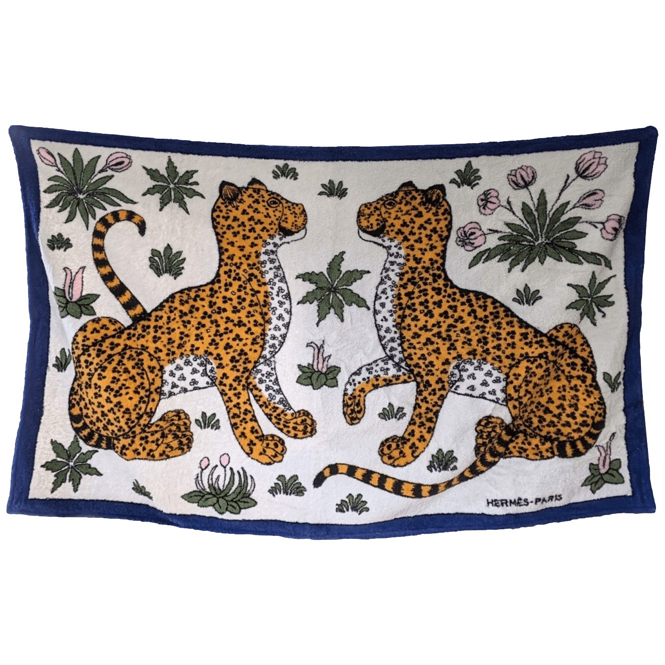 HERMES Lot of 2 Tapis de Plage Terry Beach Towels 90 x 150 cm