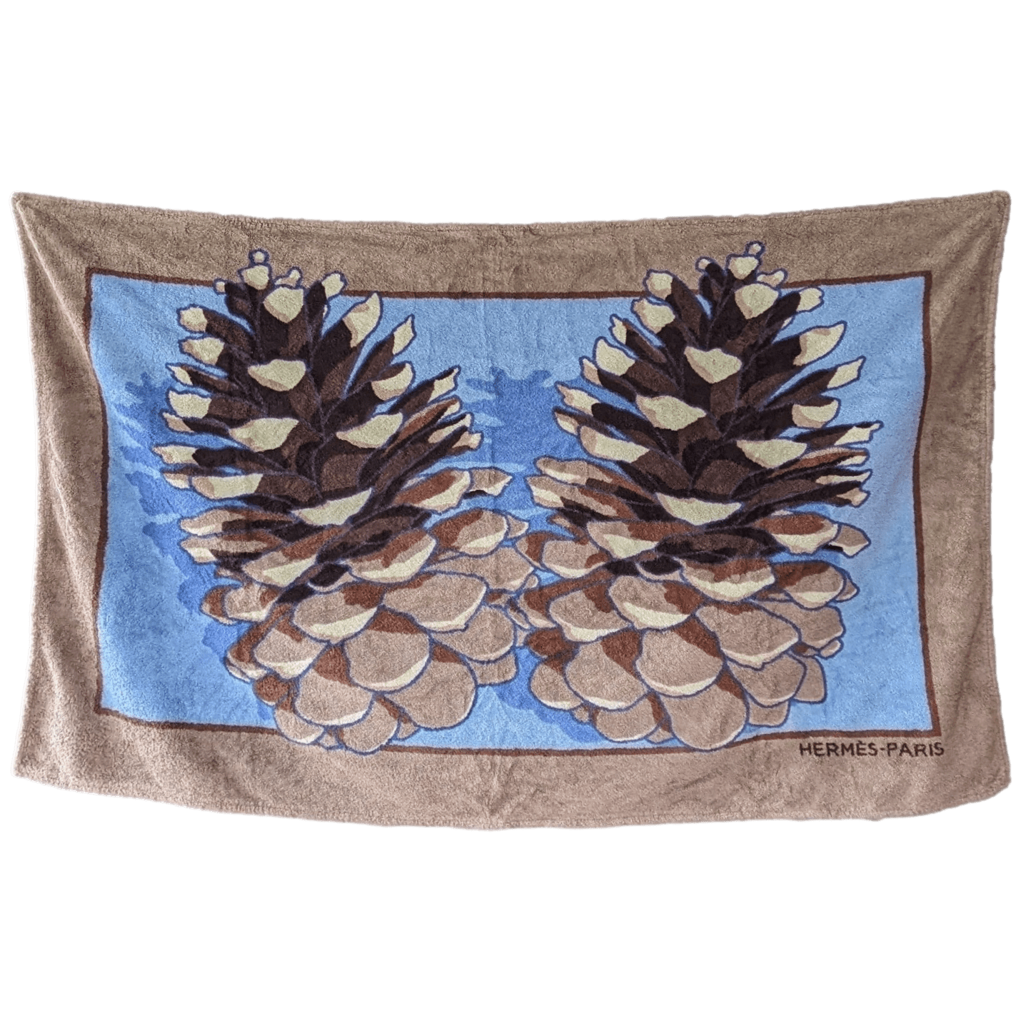 HERMES Lot of 2 Terry Beach Towesl 90 x 150 cm