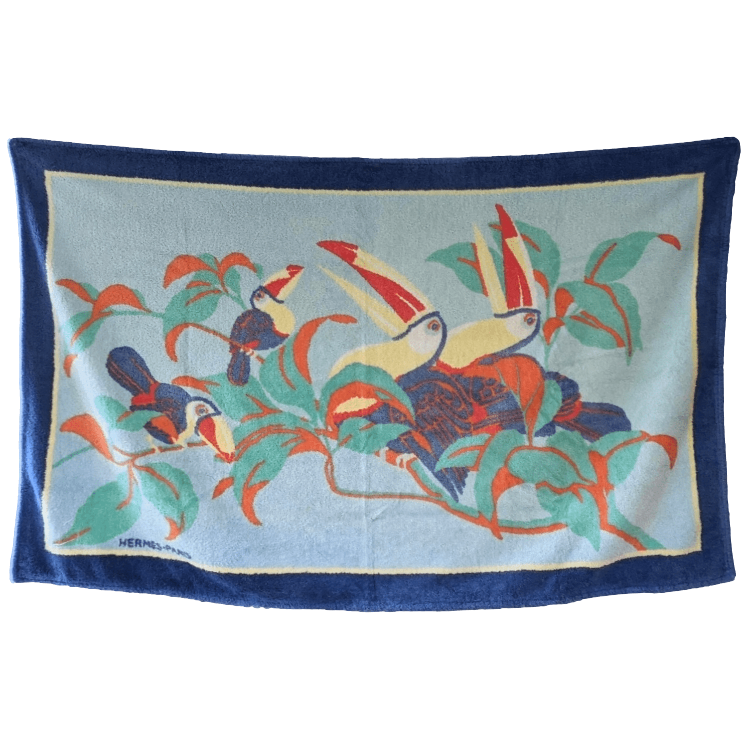 HERMES Lot of 2 Beach Towels 90 x 150 cm