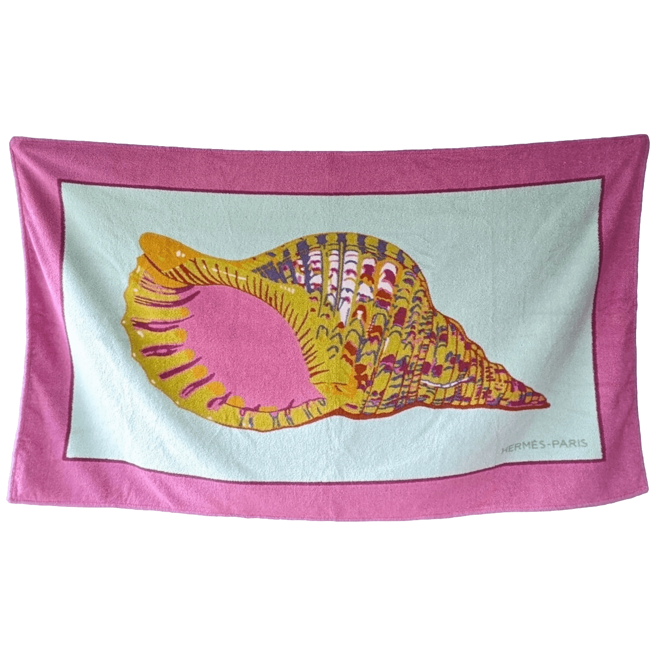 HERMES Lot of 2 Terry Beach Towels 90 x 150 cm