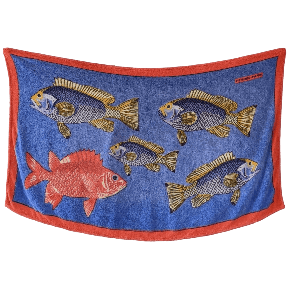 HERMES Toucans Tapis de PlagHERMES Lot of 3 Terry Towel 90 x 150 cm