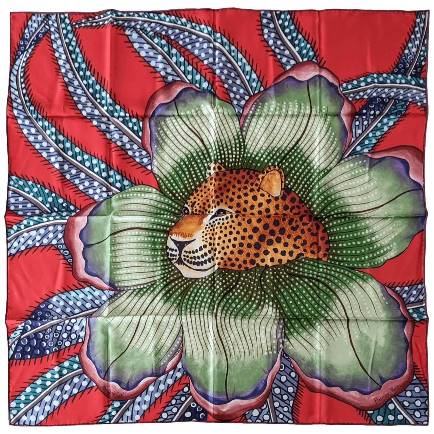 HERMES Lot de 5 Twll Silk Scarves 90 x 90 cm
