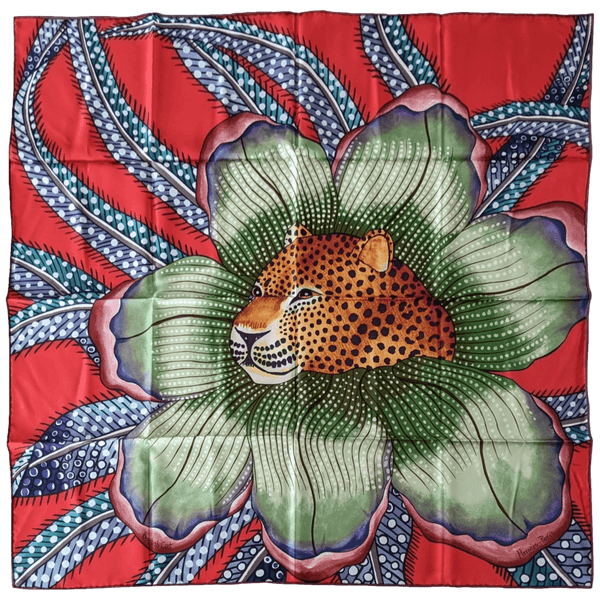 HERMES Lot de 5 Twll Silk Scarves  90 x 90 cm