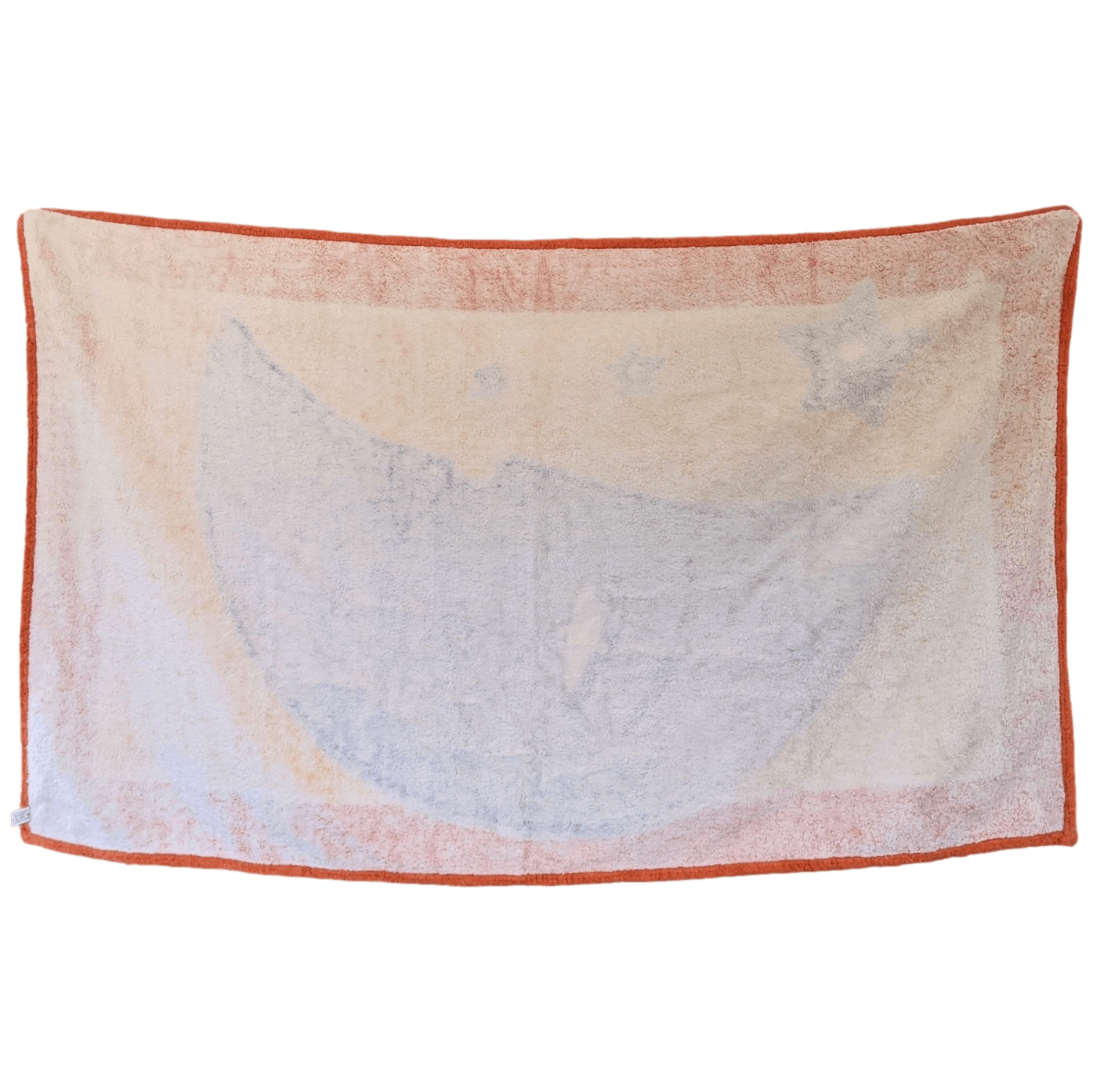HERMES Moon Face Terry Beach Towel 90 x 150 cm