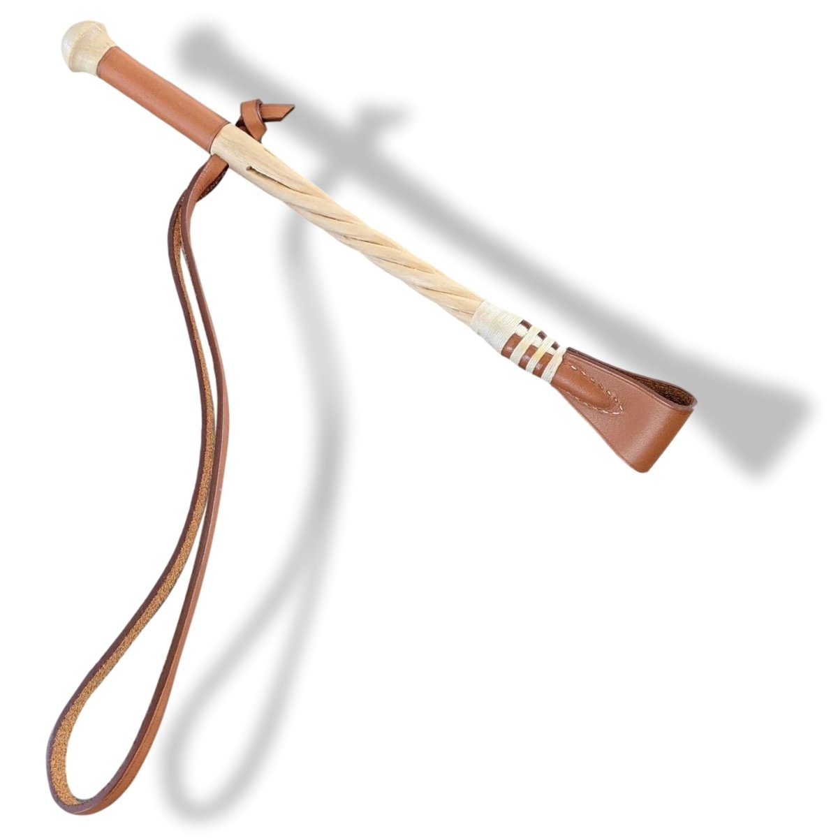 Hermes Natural Wood/Barenia PADDOCK Cravache Bag Charm, New and Rare! - poupishop