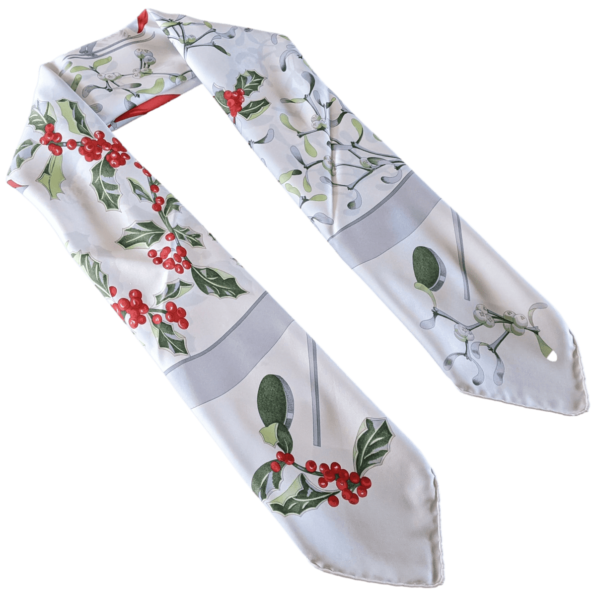 HERMES NEIGE D'ANTAN MEGEVE Specia Issue Twill Scarf 90 x 90 cm